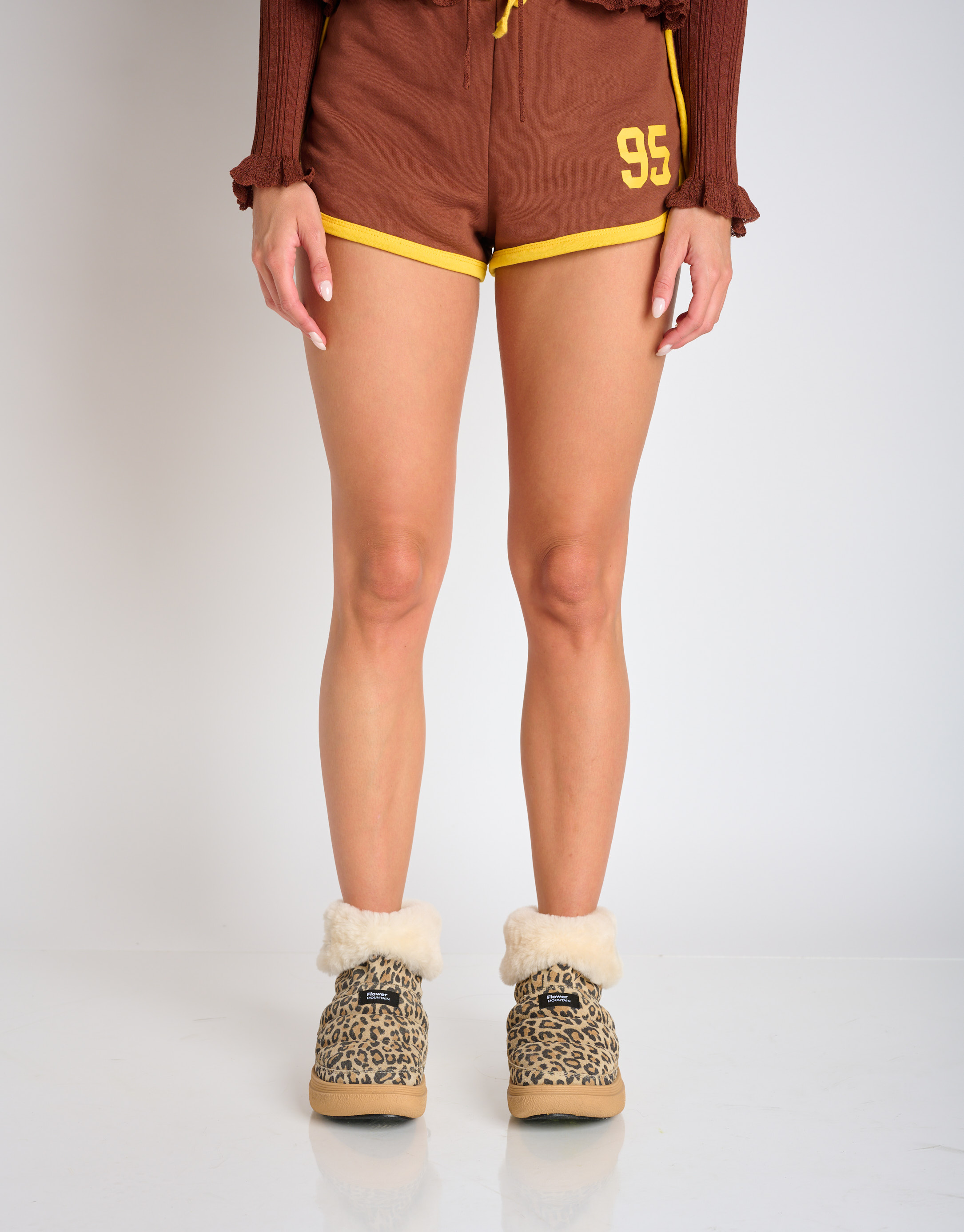 נעלי נשים - Flower Mountain - מגפוני פרווה FAMI MID - נמר3