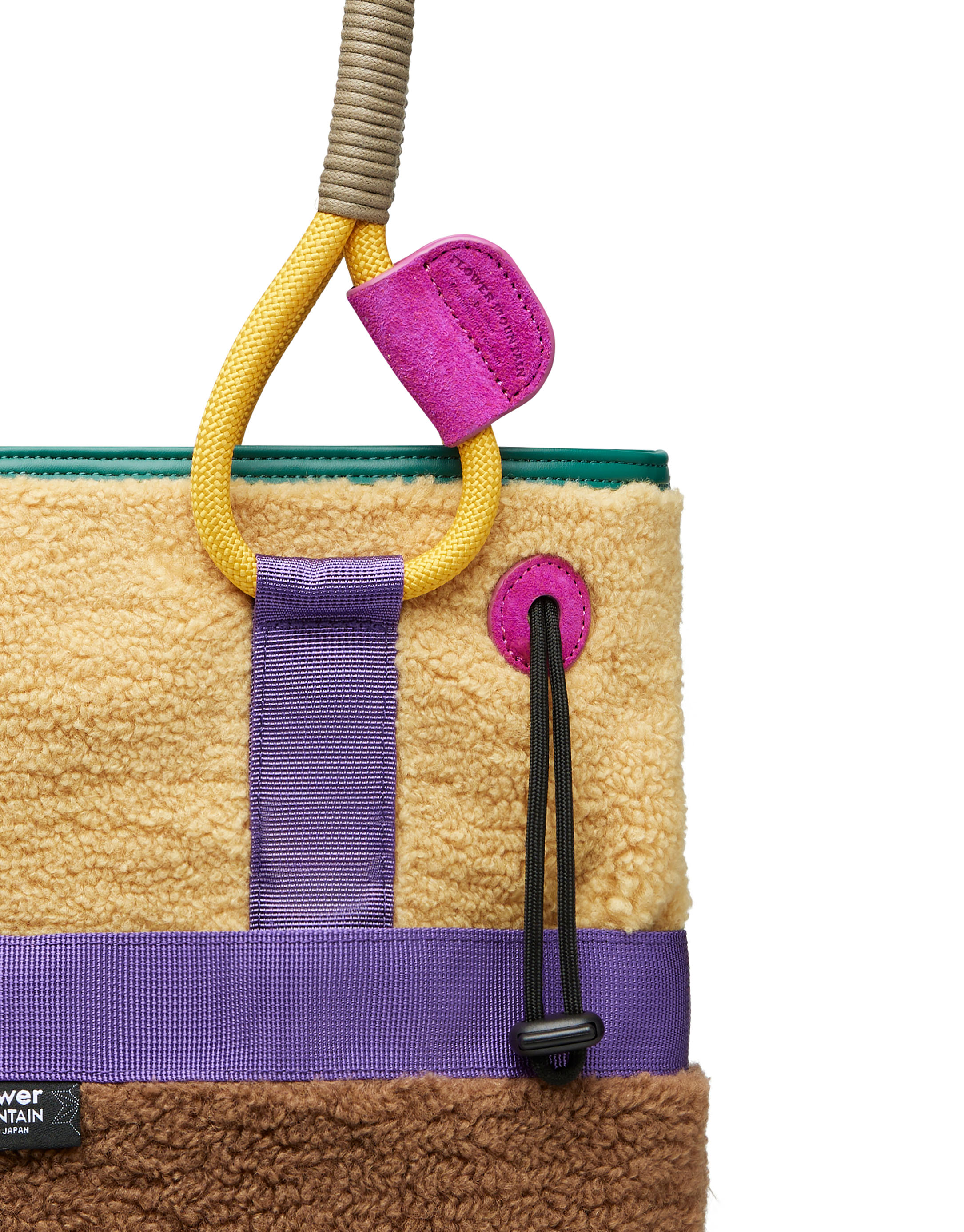 נעלי נשים - Flower Mountain - תיק צד TOTE FM - בז'   חום2