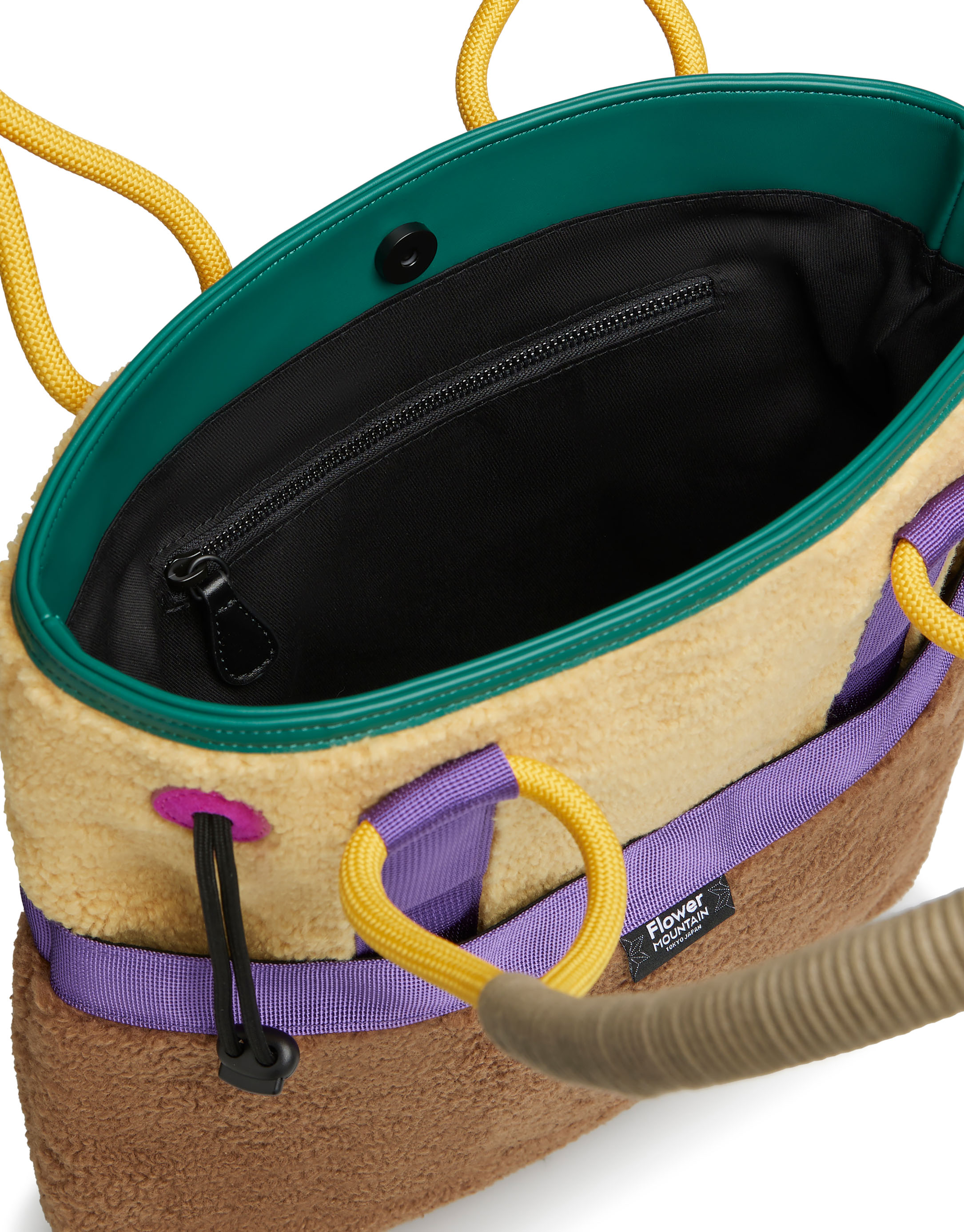 נעלי נשים - Flower Mountain - תיק צד TOTE FM - בז'   חום3