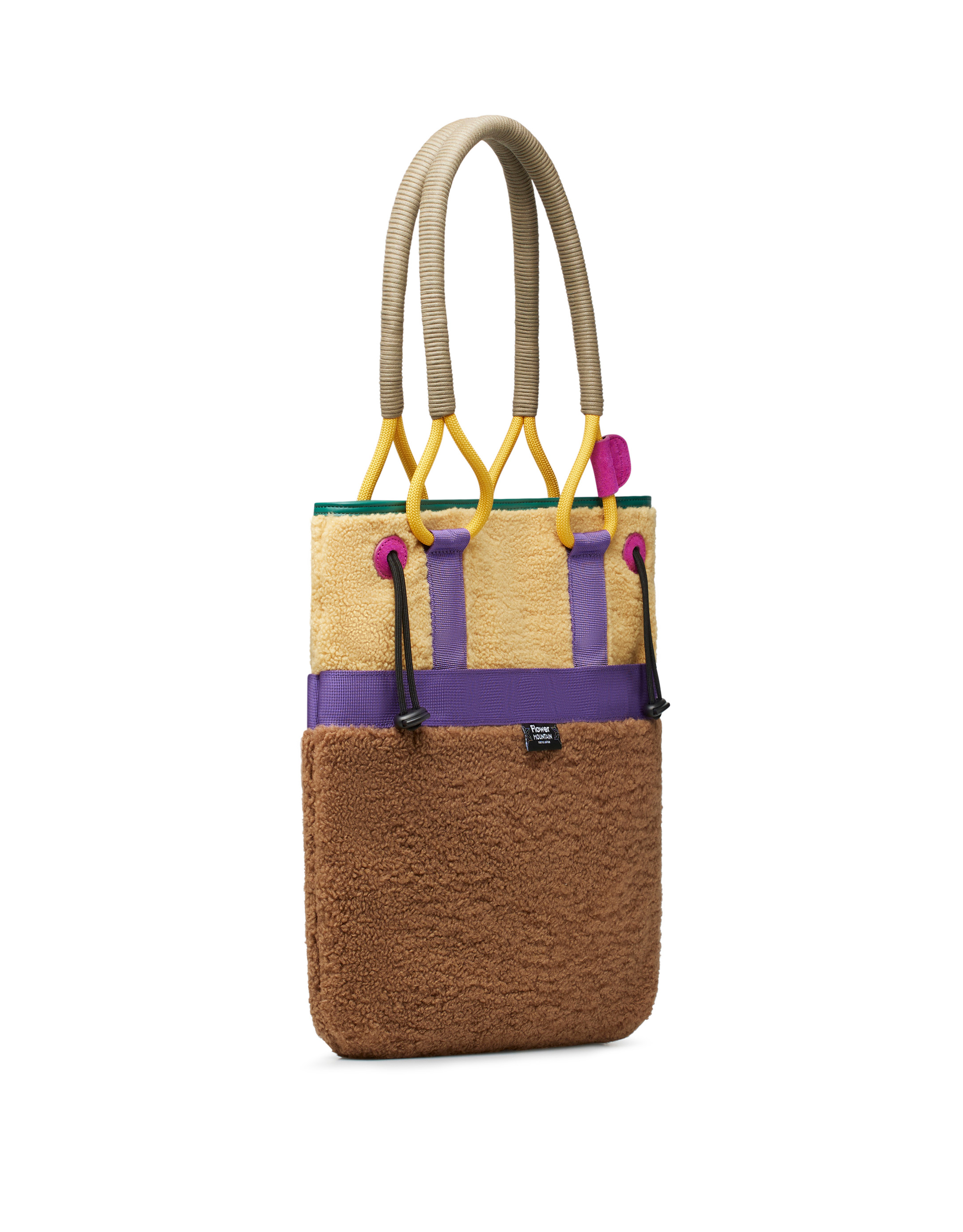 נעלי נשים - Flower Mountain - תיק צד TOTE FM - בז'   חום4