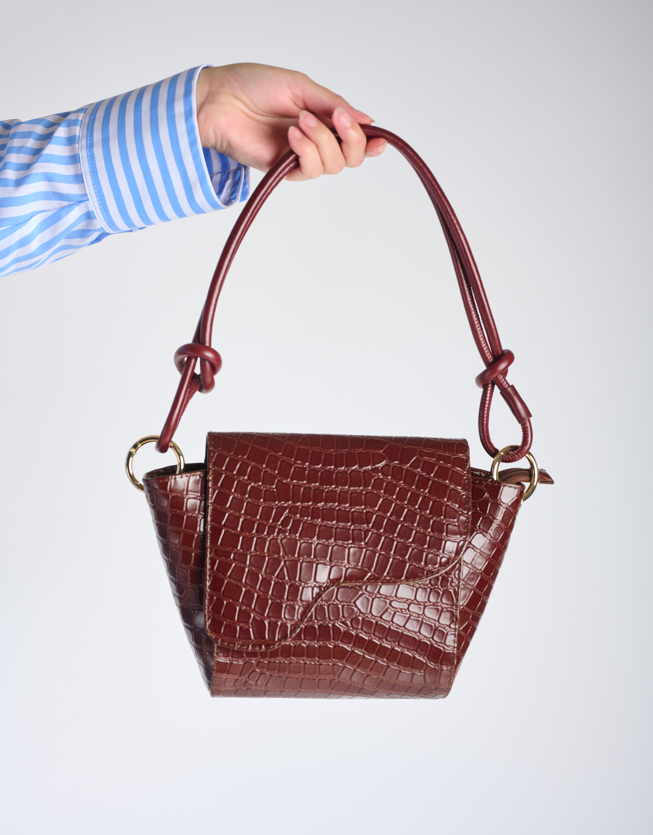 נעלי נשים - Chie Mihara - תיק עור קטן BONKA - חום1