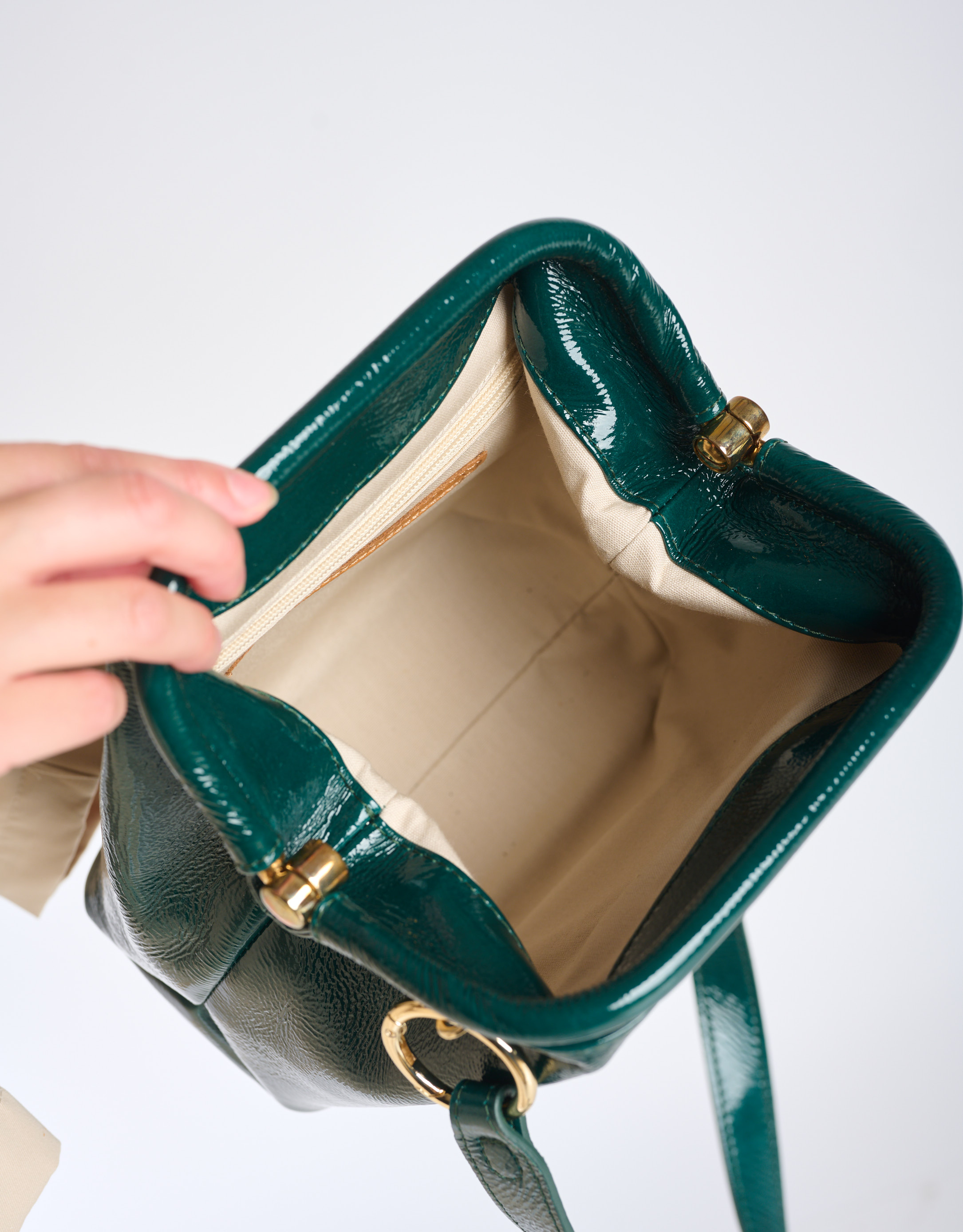 נעלי נשים - Chie Mihara - תיק עור ROKU - ירוק3