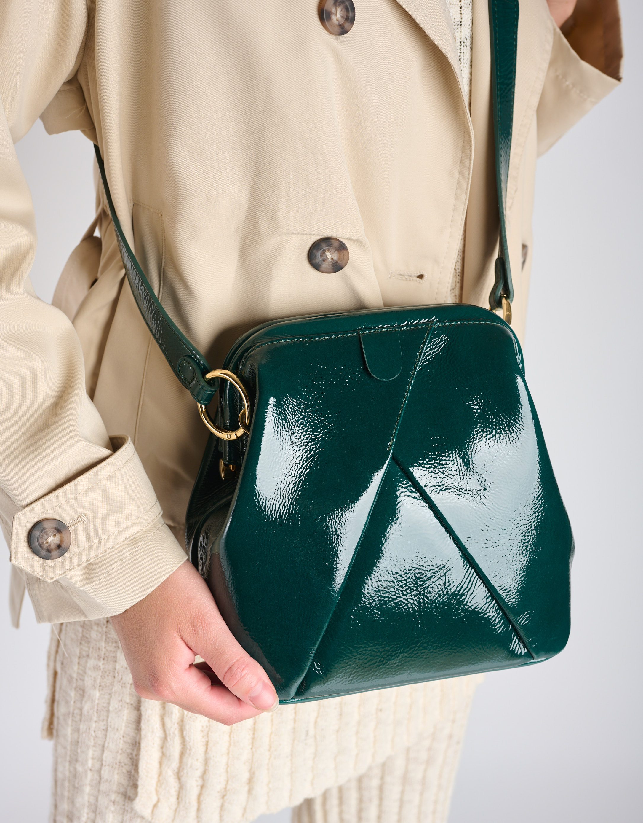 נעלי נשים - Chie Mihara - תיק עור ROKU - ירוק4