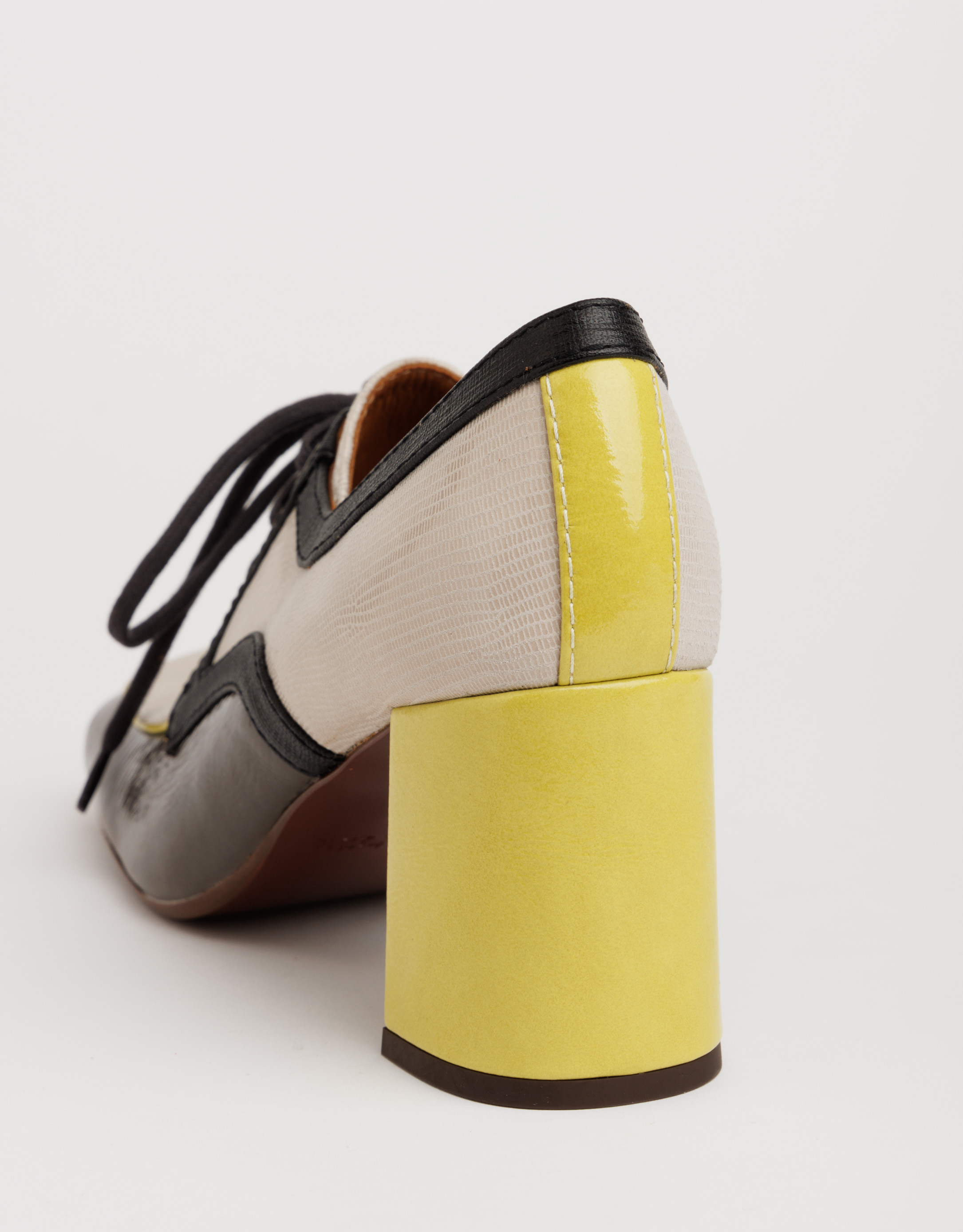 נעלי נשים - Chie Mihara - נעלי עקב עם שרוכים PABIZU - אפור2