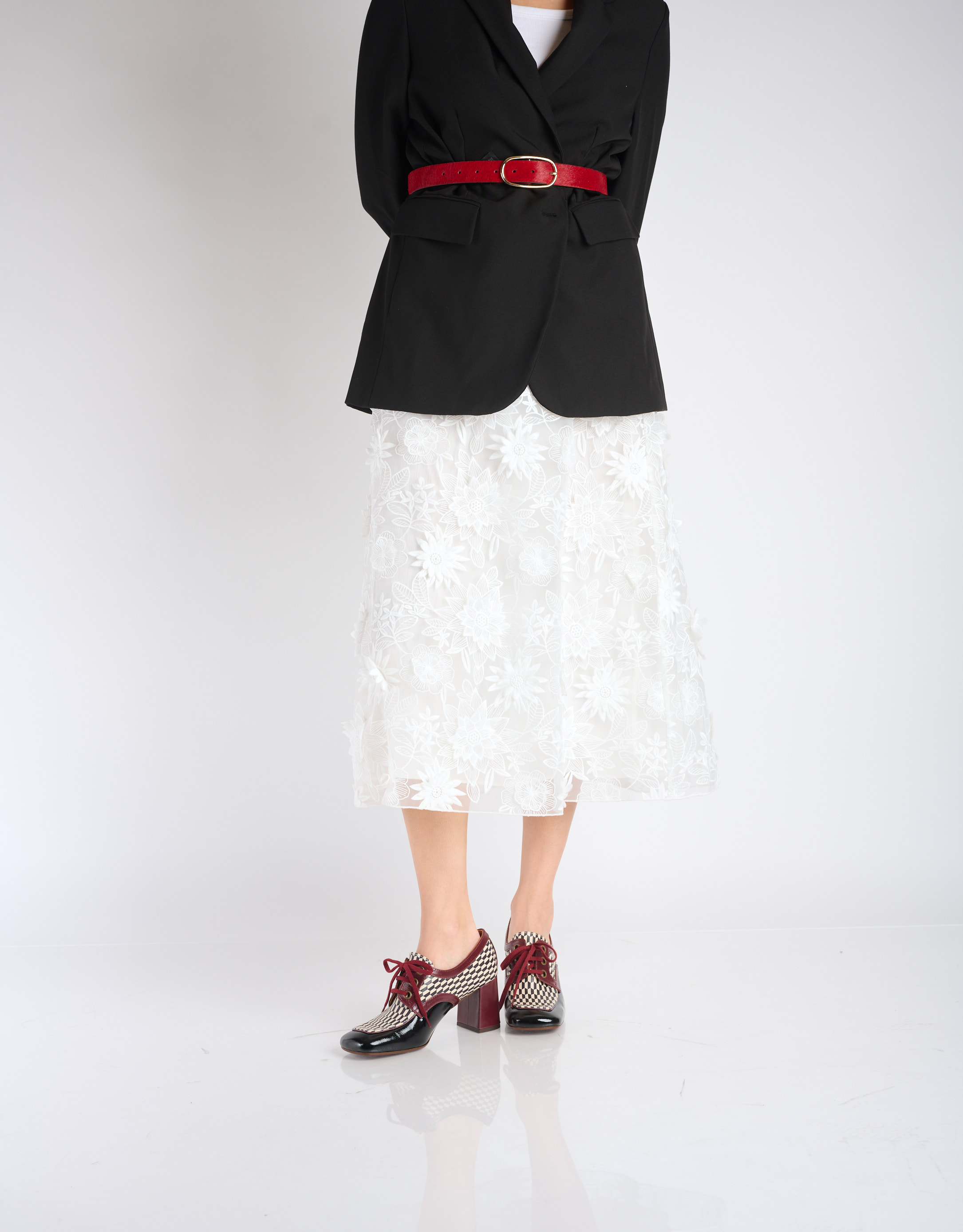 נעלי נשים - Chie Mihara - נעלי עקב עם שרוכים PABIZU - שחור2