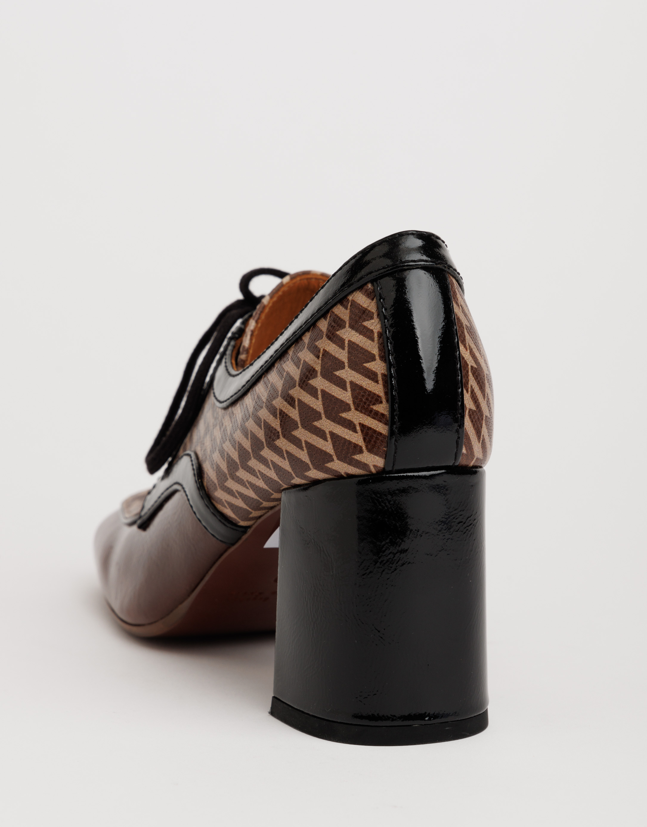 נעלי נשים - Chie Mihara - נעלי עקב עם שרוכים PABIZU - חום3