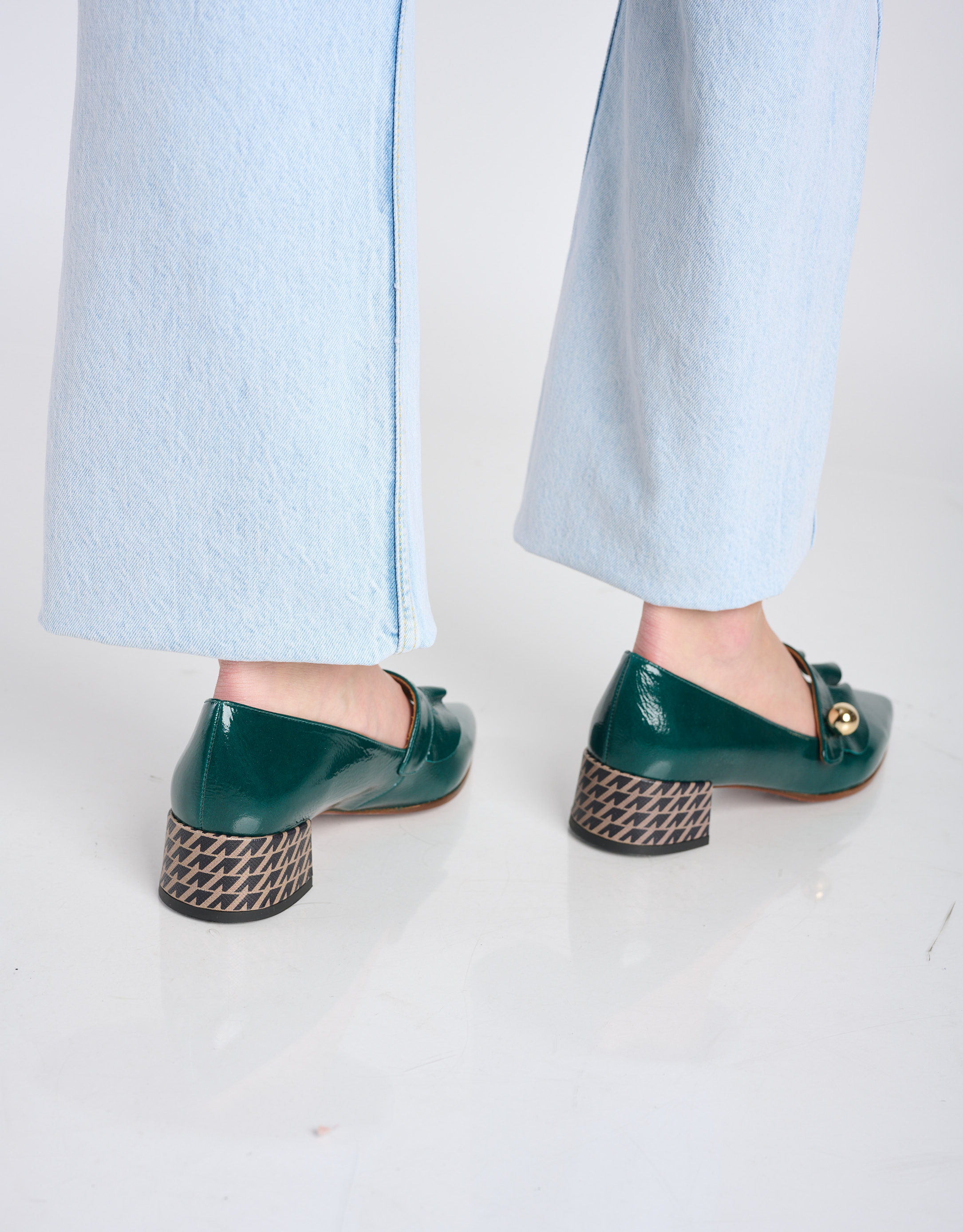 נעלי נשים - Chie Mihara - נעליי סירה JAKARTA - ירוק4