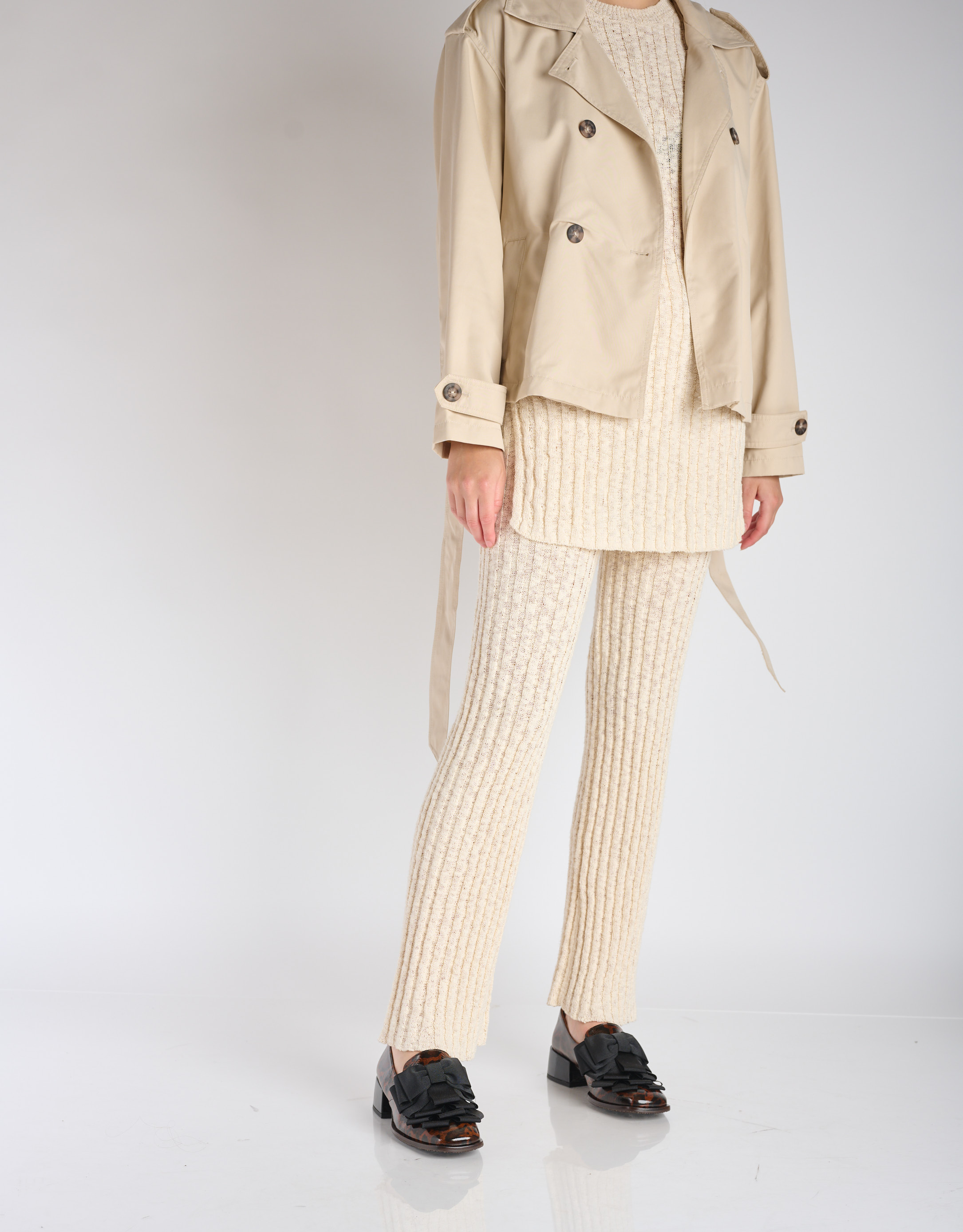 נעלי נשים - Chie Mihara - נעלי מוקסין ZAPAME - חום מנומר2