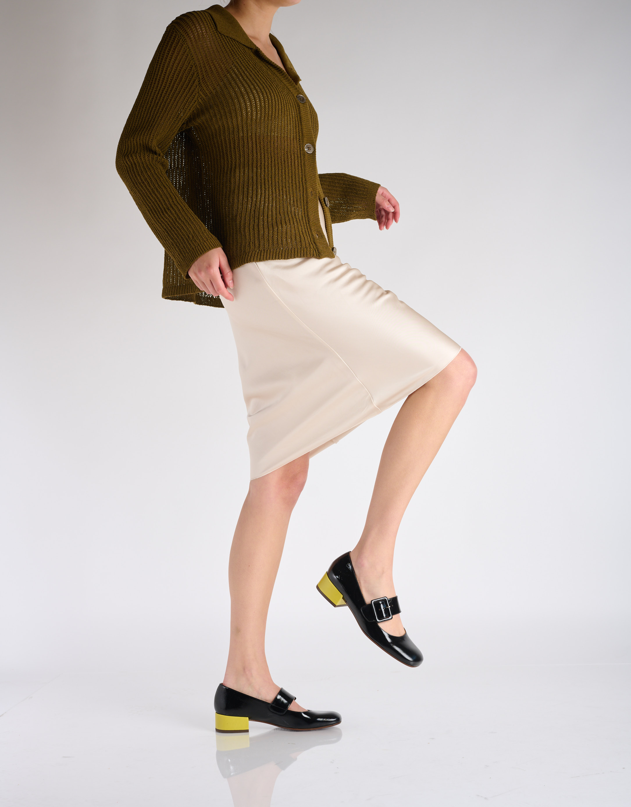 נעלי נשים - Chie Mihara - נעלי בובה UNARI - שחור2