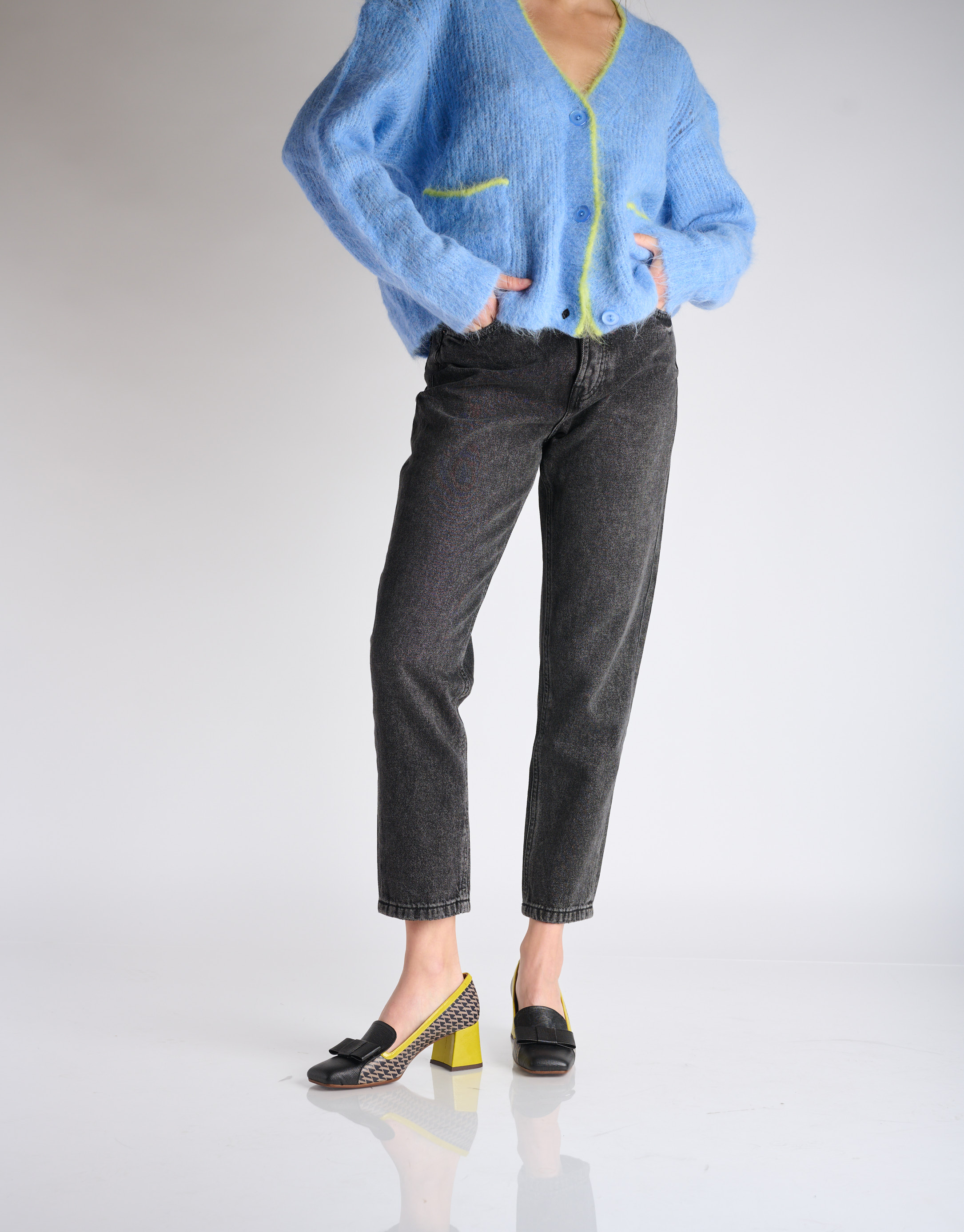 נעלי נשים - Chie Mihara - נעלי עקב VYLANO - שחור אפור3