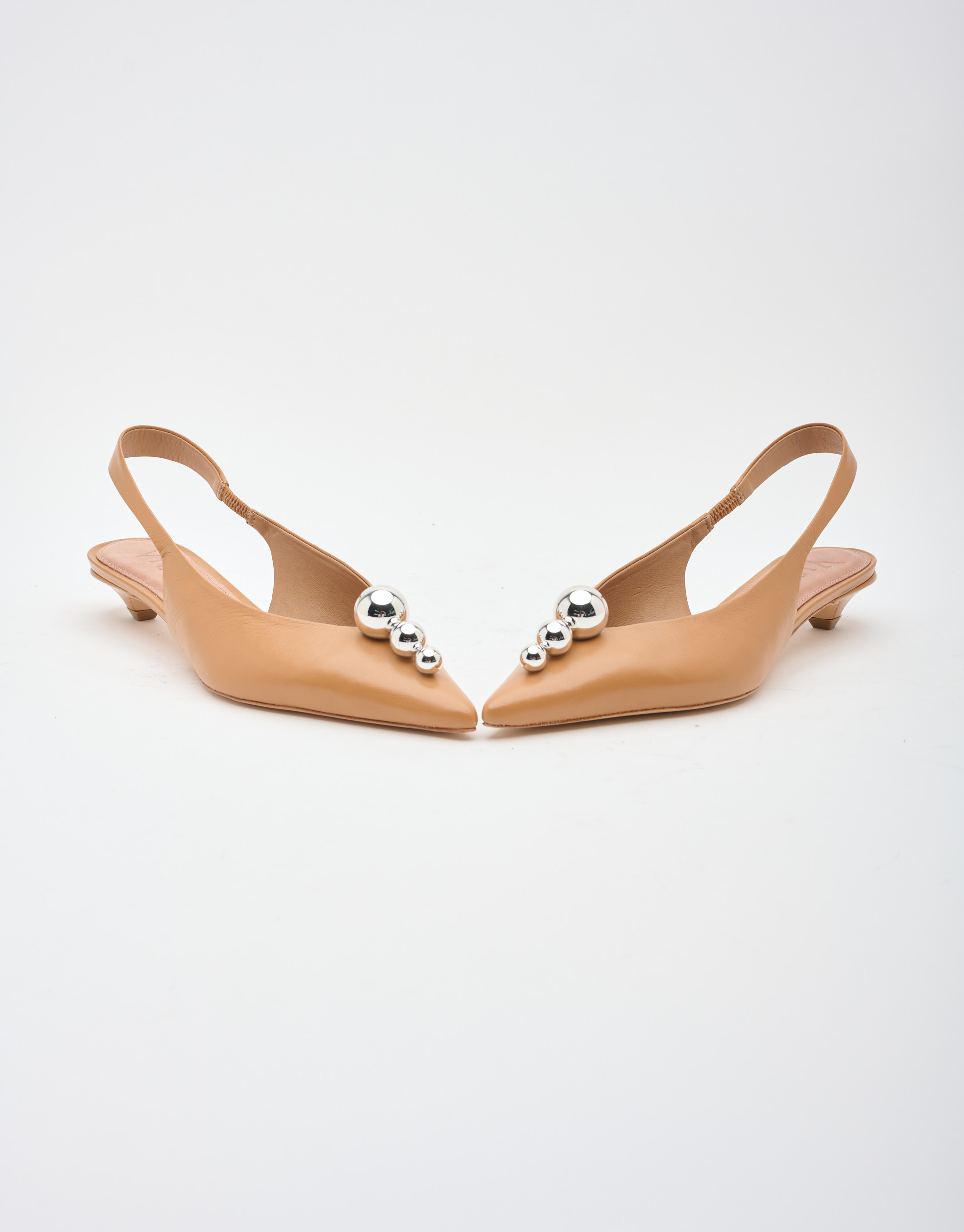 נעלי נשים - Vicenza - נעלי סירה LAZIO כדורים - קאמל2