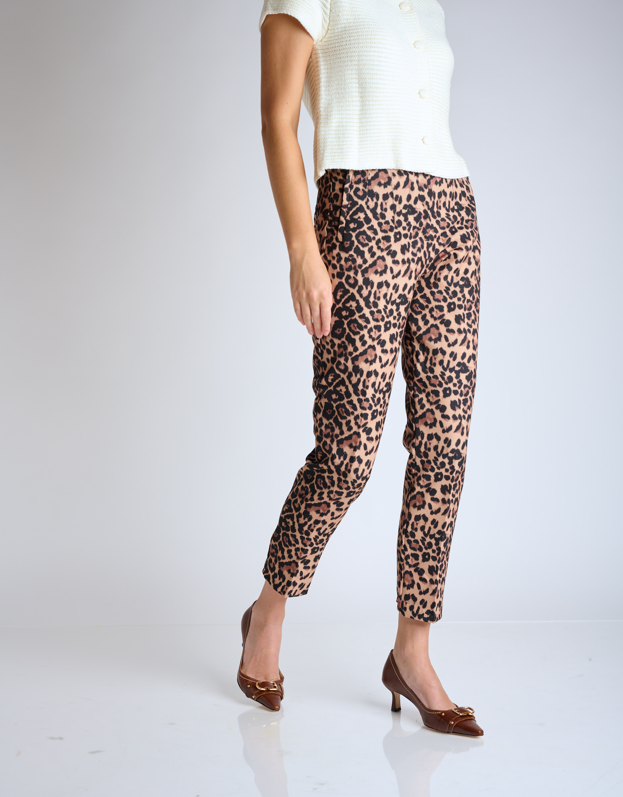 נעלי נשים - Vicenza - נעלי סירה עם אבזם JAPAO - חום3