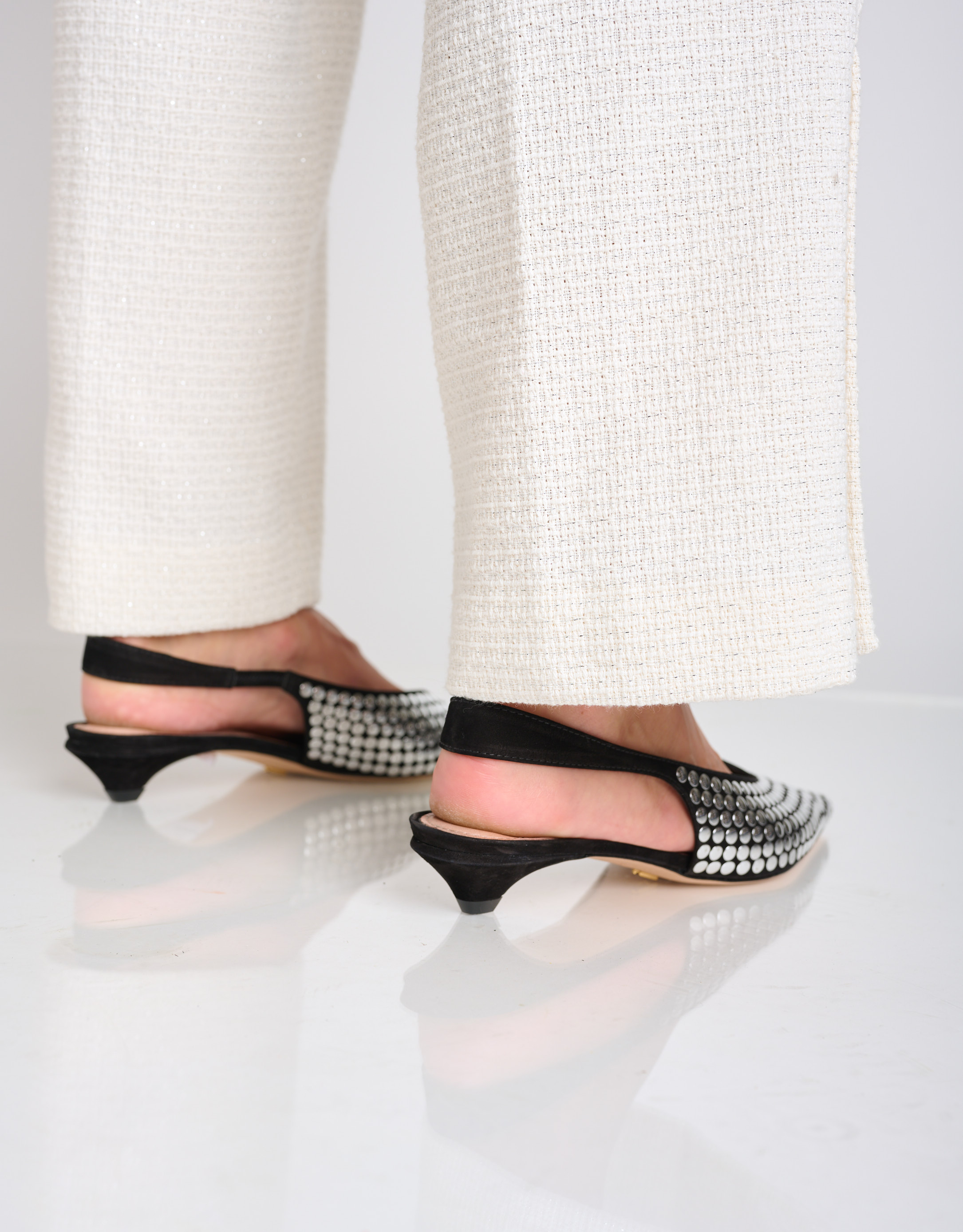 נעלי נשים - Vicenza - נעלי סירה LAZIO ניטים - שחור4