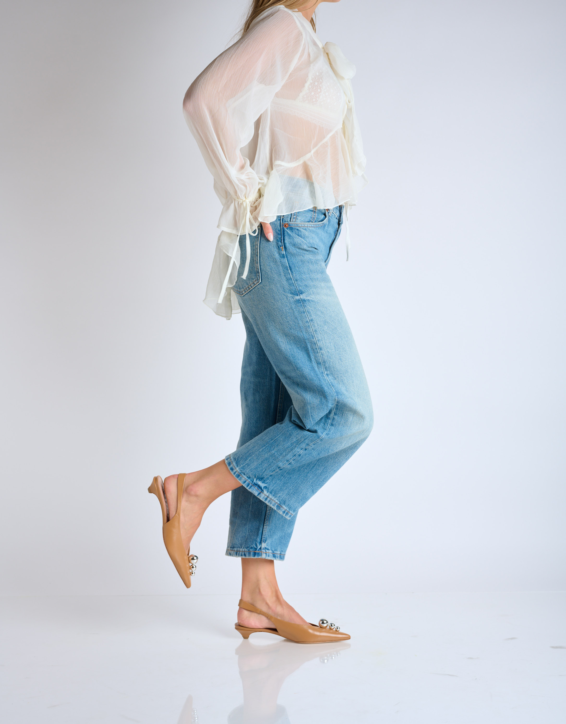 נעלי נשים - Vicenza - נעלי סירה LAZIO כדורים - קאמל3