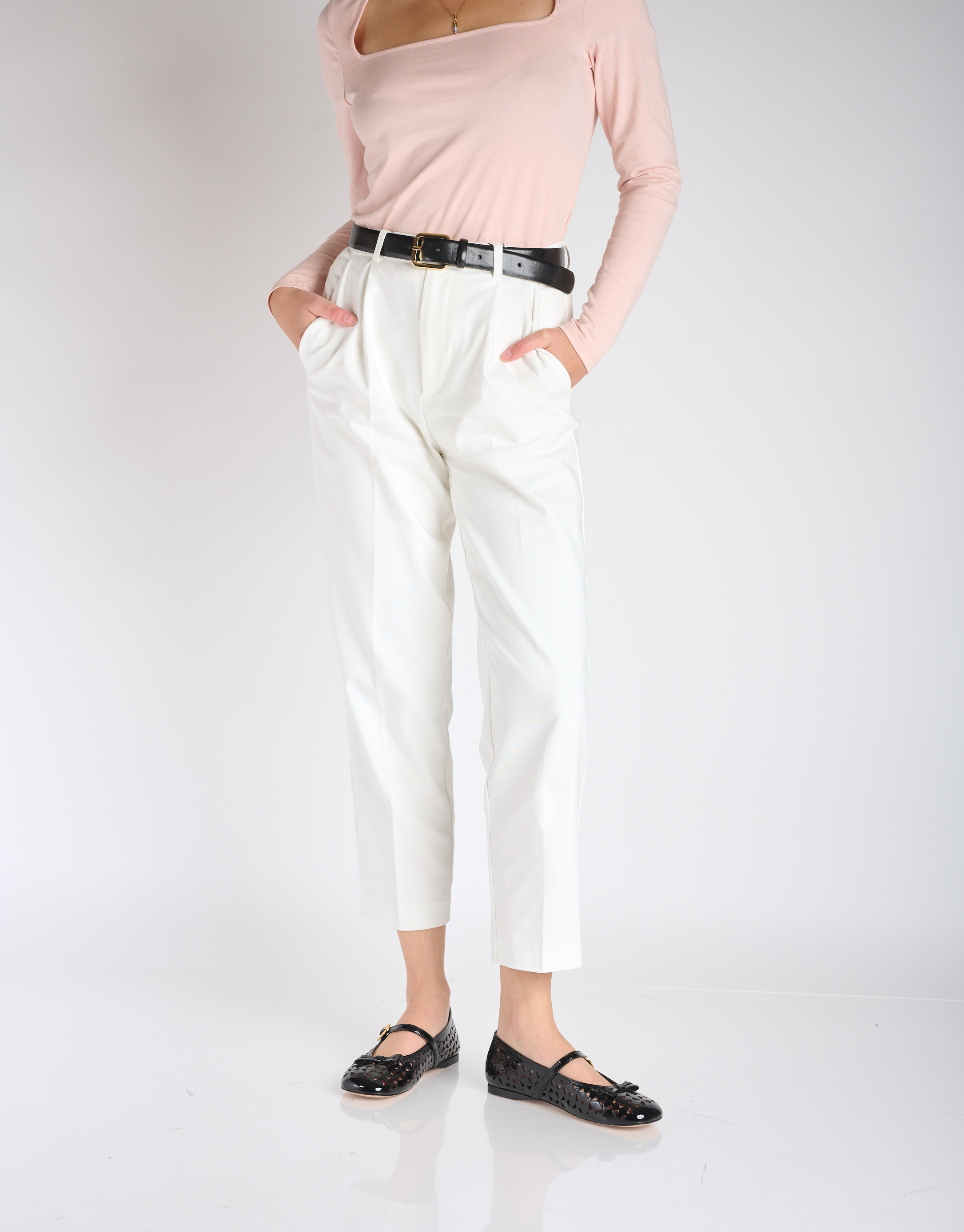 נעלי נשים - Vicenza - נעלי בובה CALI - שחור2