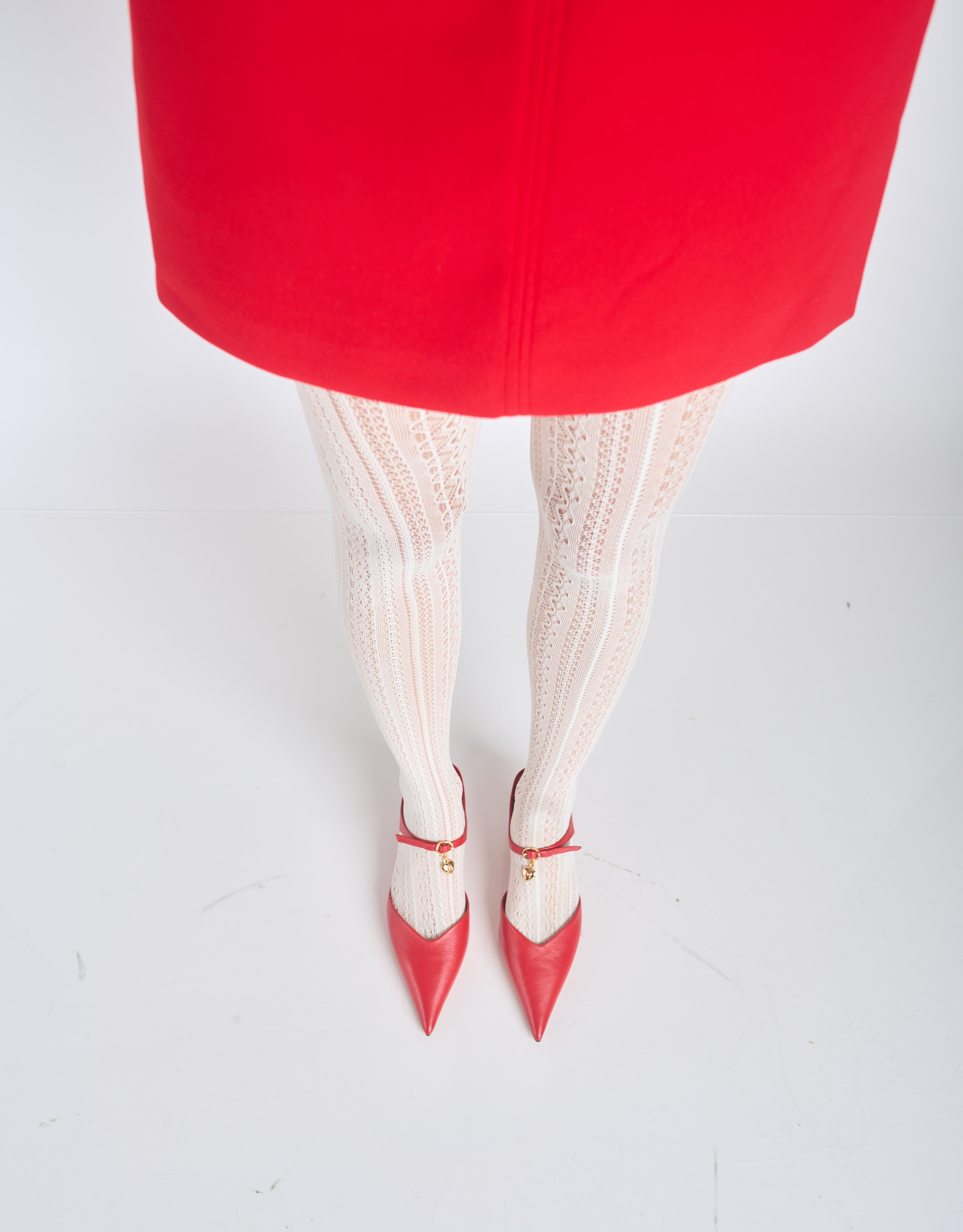 נעלי נשים - Vicenza - סנדלי עקב SERVIA - אדום2