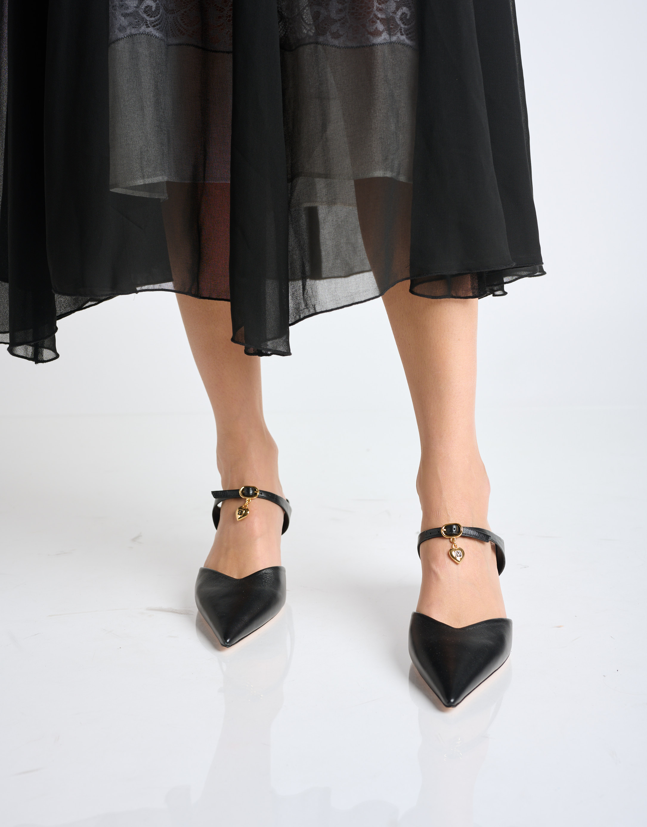 נעלי נשים - Vicenza - סנדלי עקב SERVIA - שחור3