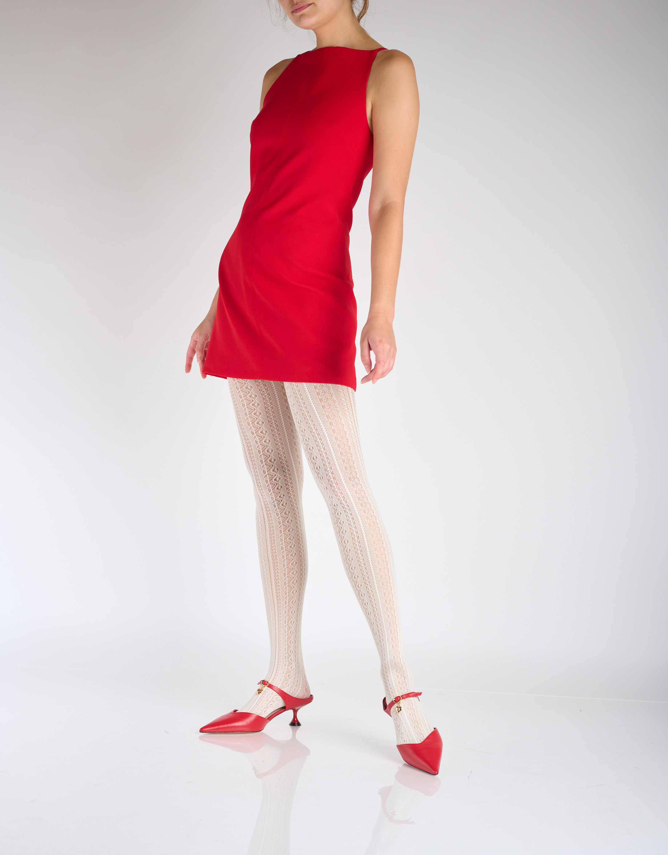 נעלי נשים - Vicenza - סנדלי עקב SERVIA - אדום4