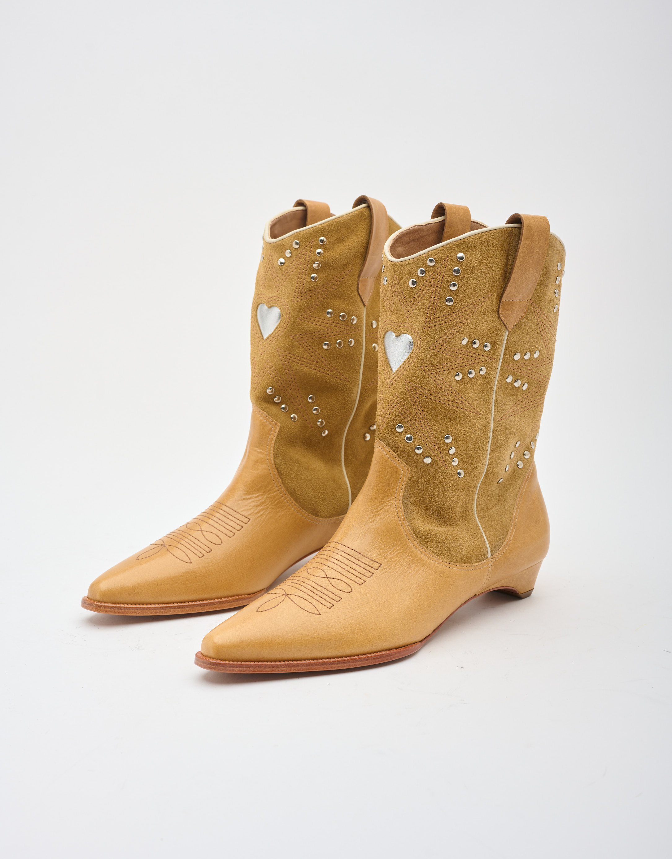 נעלי נשים - Vicenza - מגפי בוקרים DARA - חרדל2