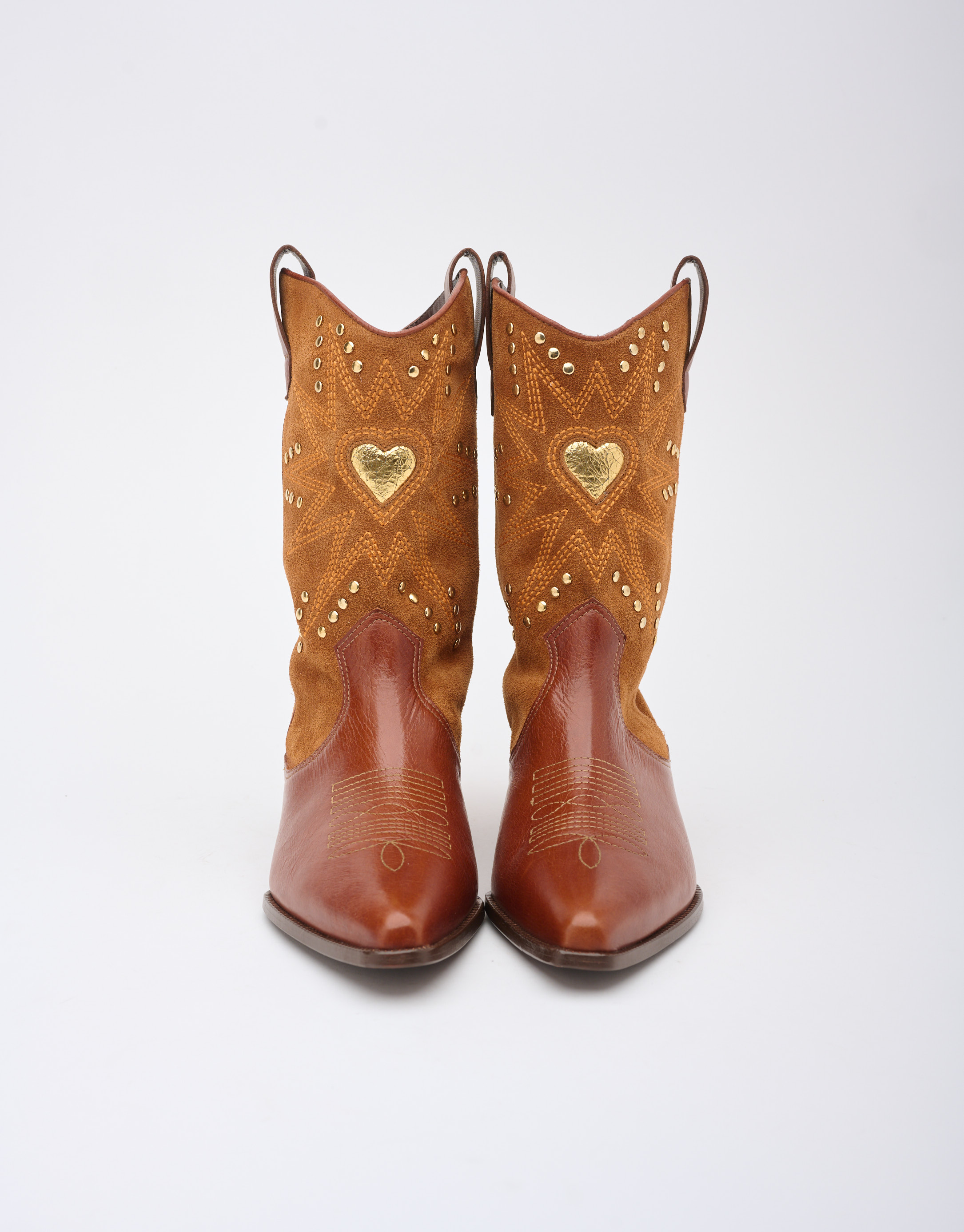 נעלי נשים - Vicenza - מגפי בוקרים DARA - חום2