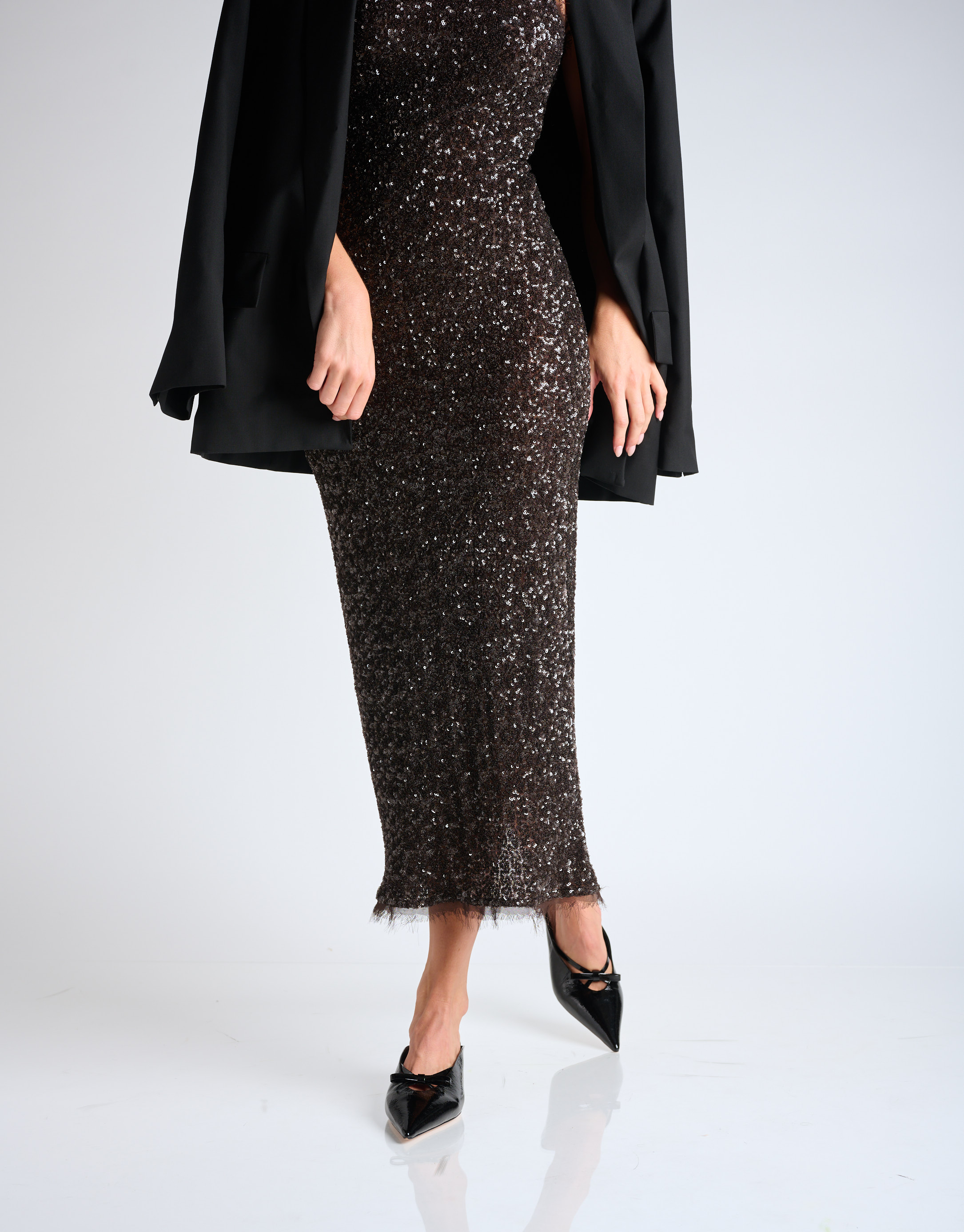 נעלי נשים - Vicenza - כפכפי עקב ADARE - שחור2