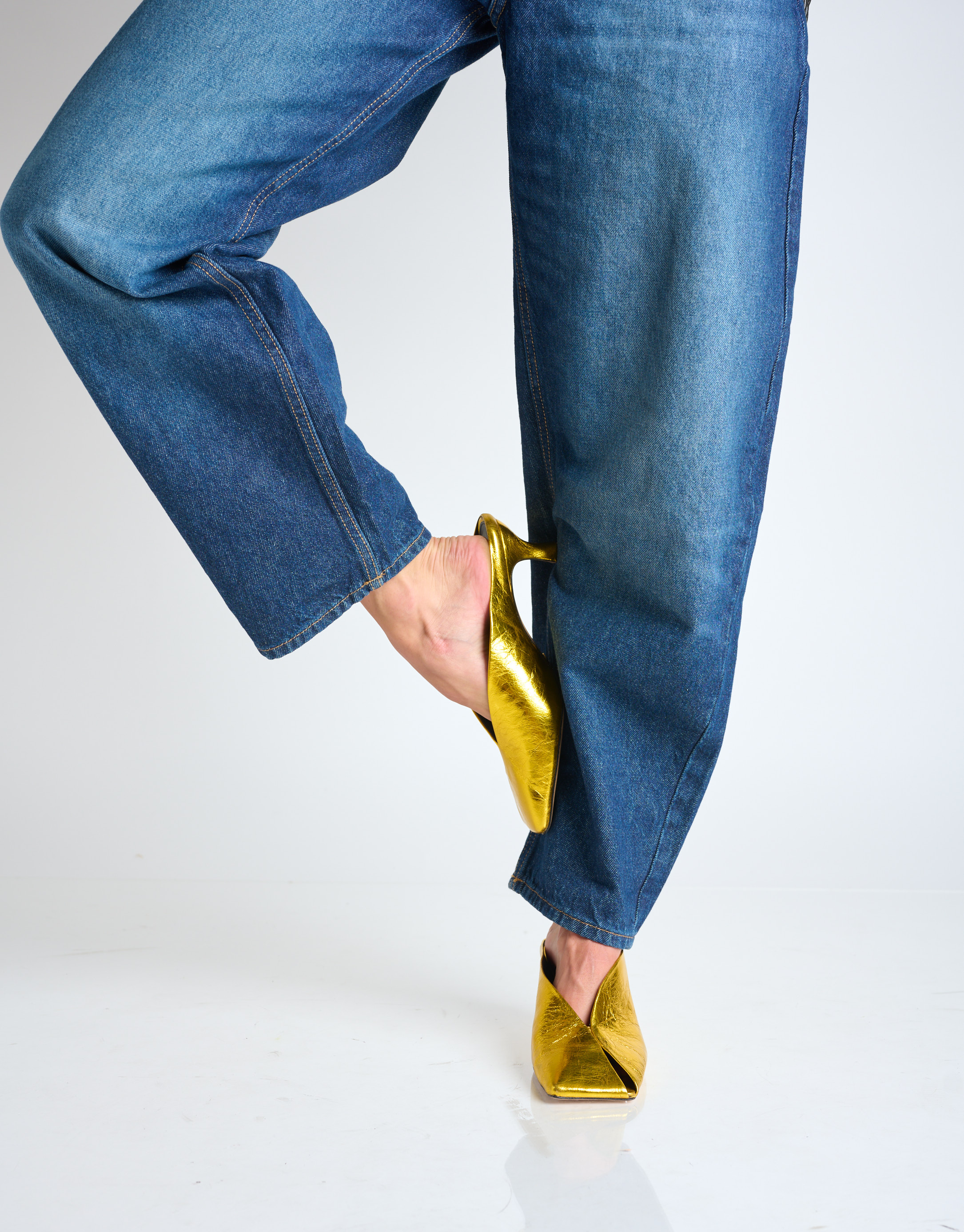 נעלי נשים - Vicenza - כפכפי עקב ALBA - זהב3