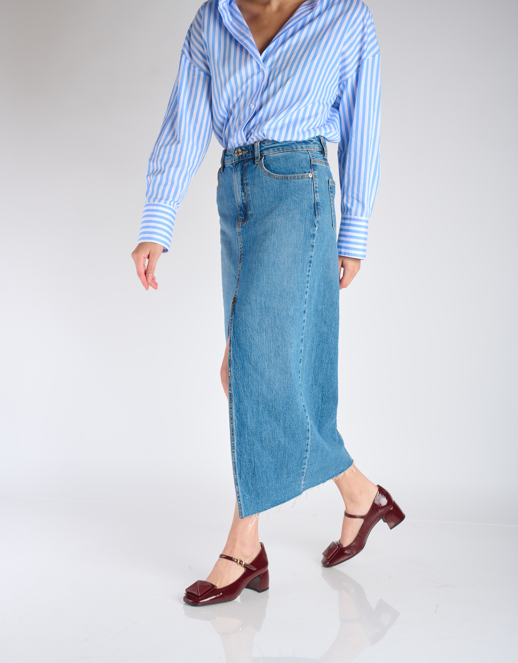 נעלי נשים - Vicenza - נעלי בובה עם עקב CARIBE - בורדו3