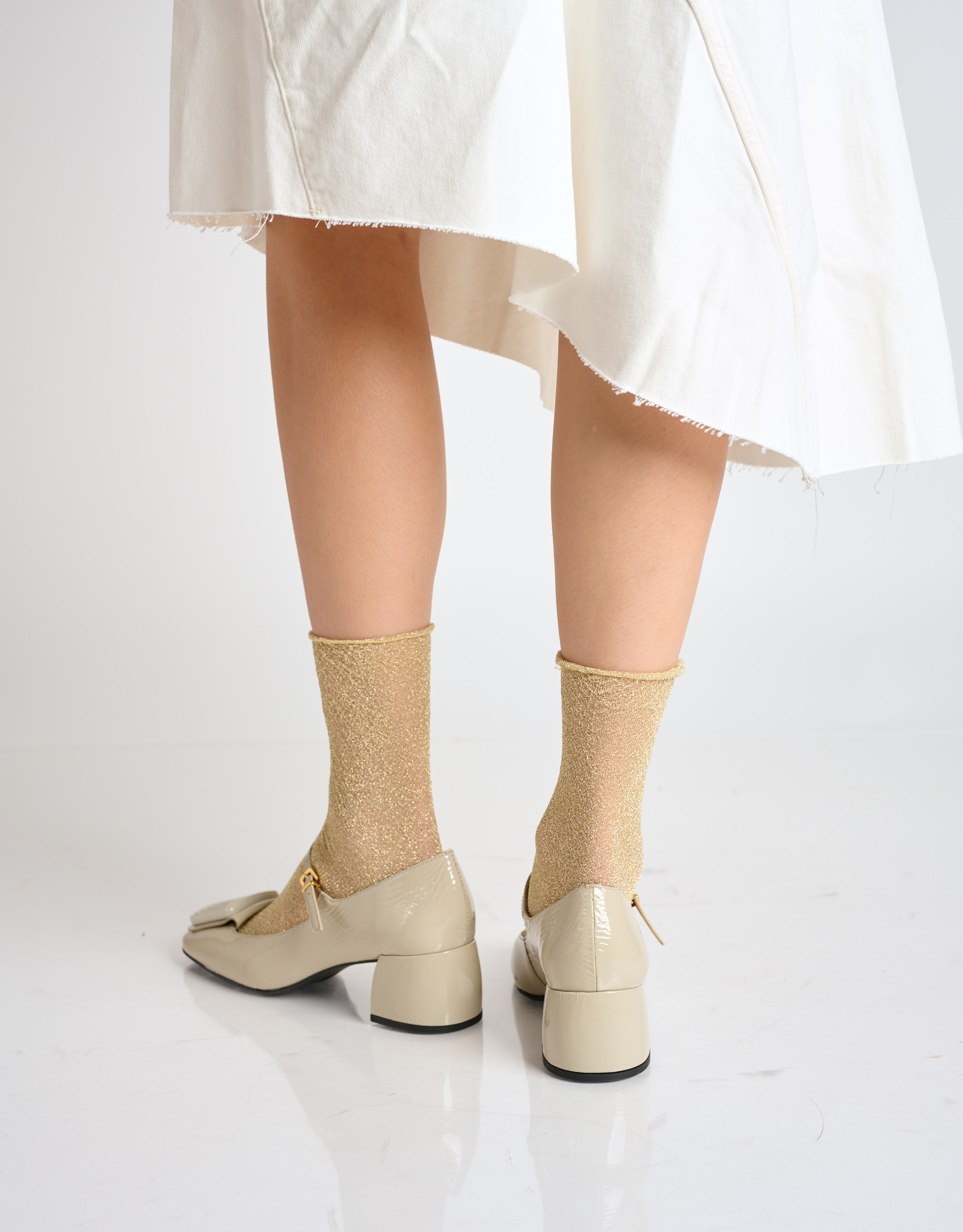 נעלי נשים - Vicenza - נעלי בובה עם עקב CARIBE - אופוויט4