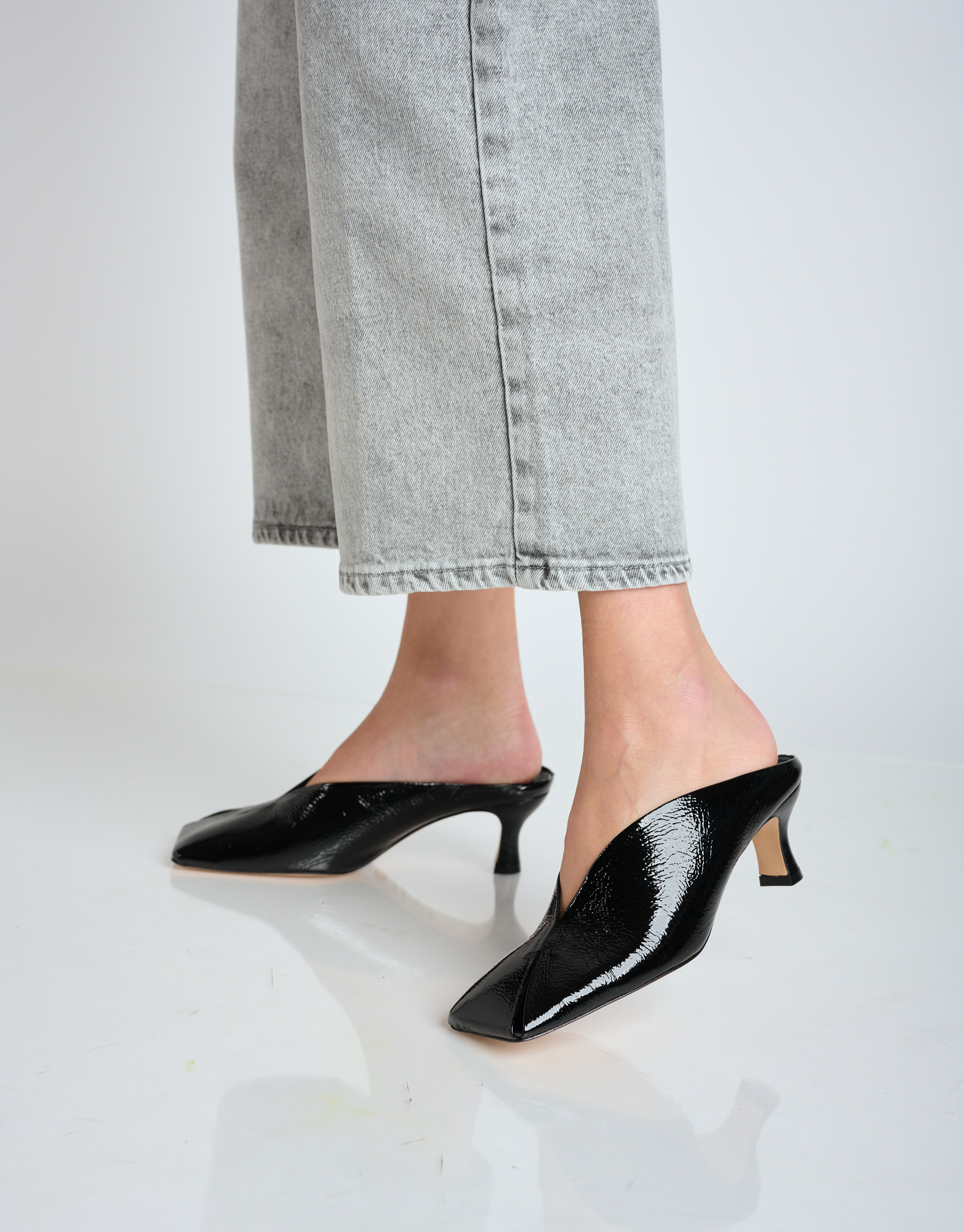 נעלי נשים - Vicenza - כפכפי עקב ALBA - שחור4