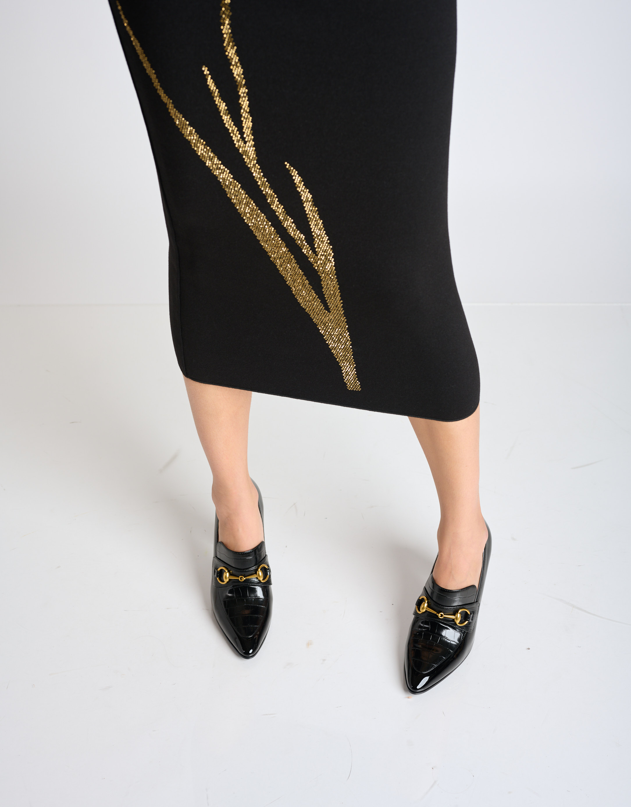 נעלי נשים - Jeffrey Campbell - נעלי עקב משולב ETIQUETTE - שחור2