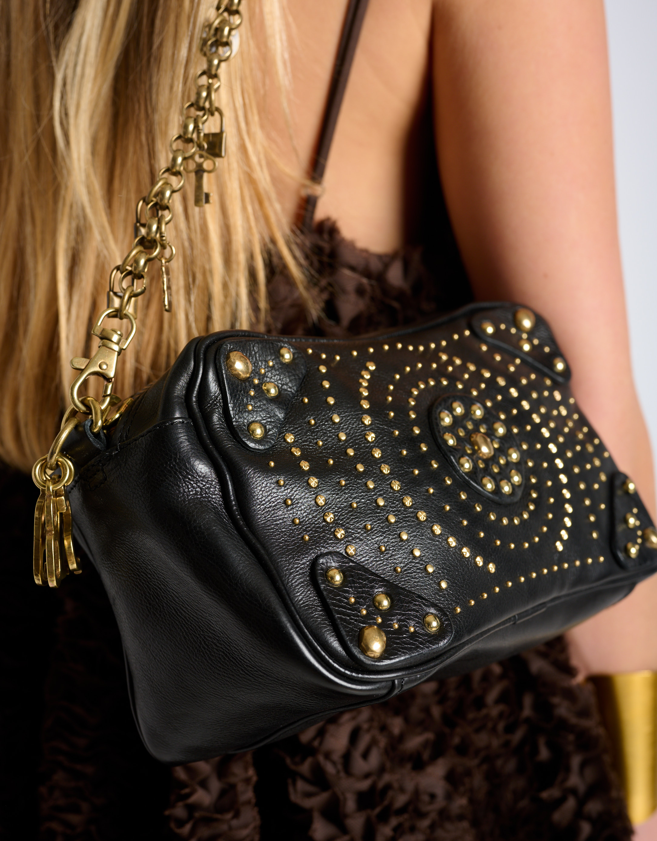 נעלי נשים - A.S. 98 - תיק ניטים PAULA - שחור2