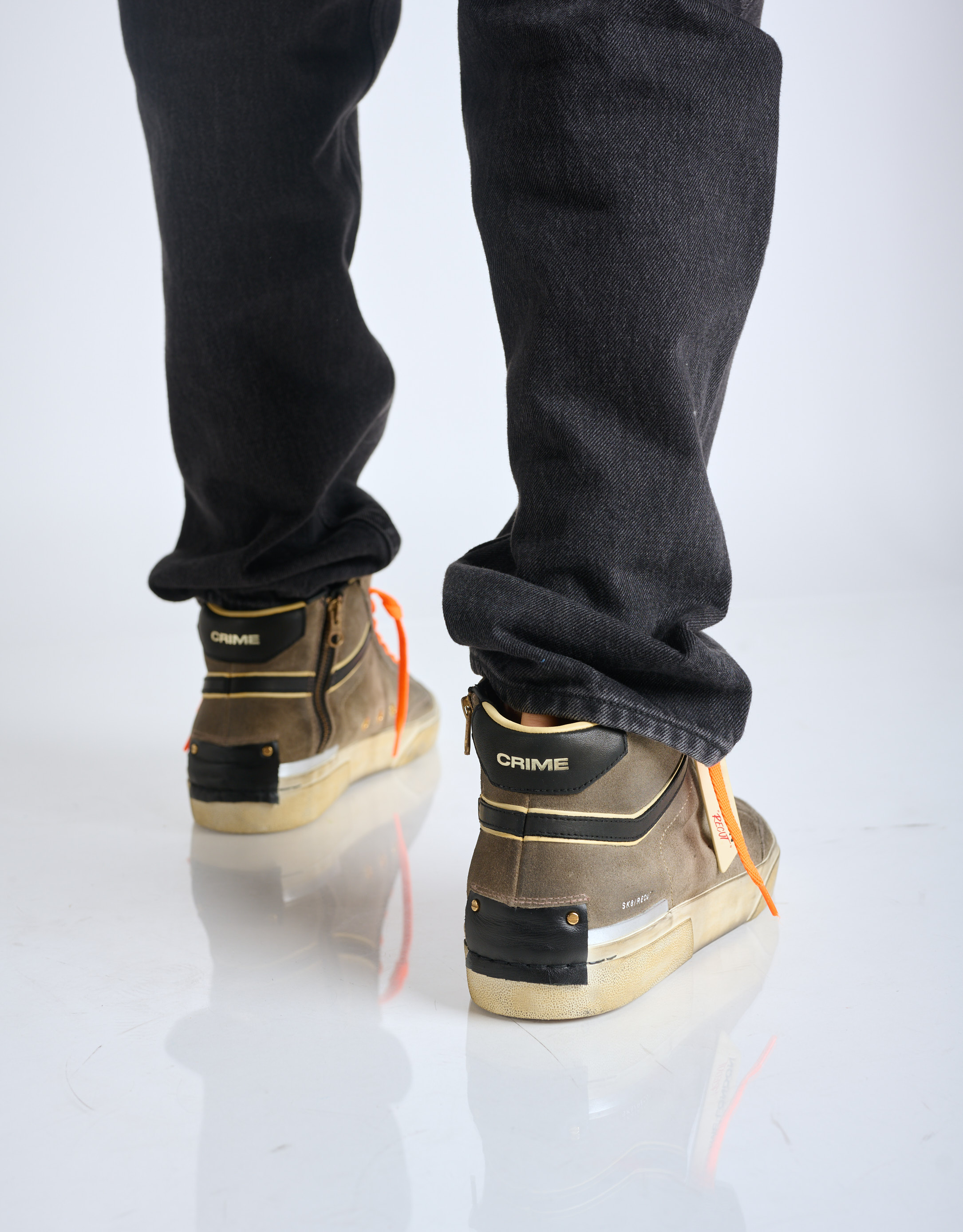 נעלי גברים - Crime London - סניקרס גבוהות JONAS - חום בהיר3