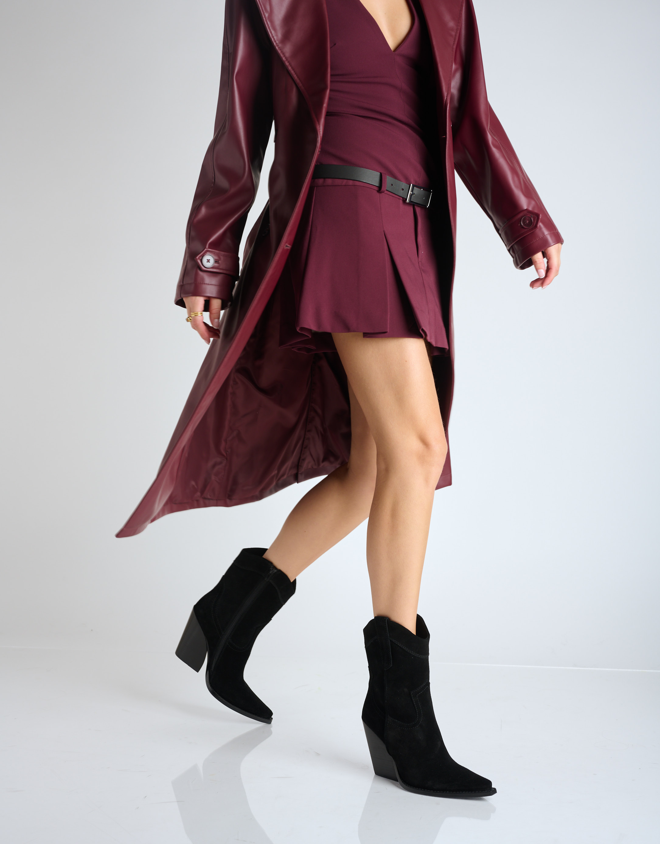 נעלי נשים - Jeffrey Campbell - מגפי בוקרים MI AMIGO - שחור1