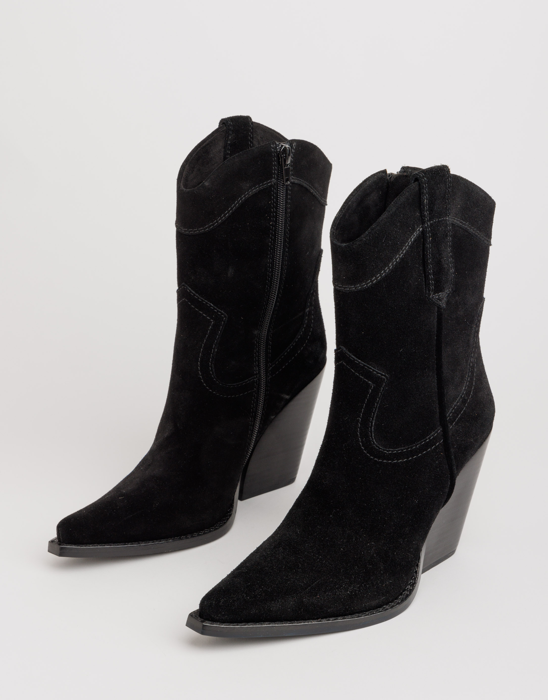 נעלי נשים - Jeffrey Campbell - מגפי בוקרים MI AMIGO - שחור4