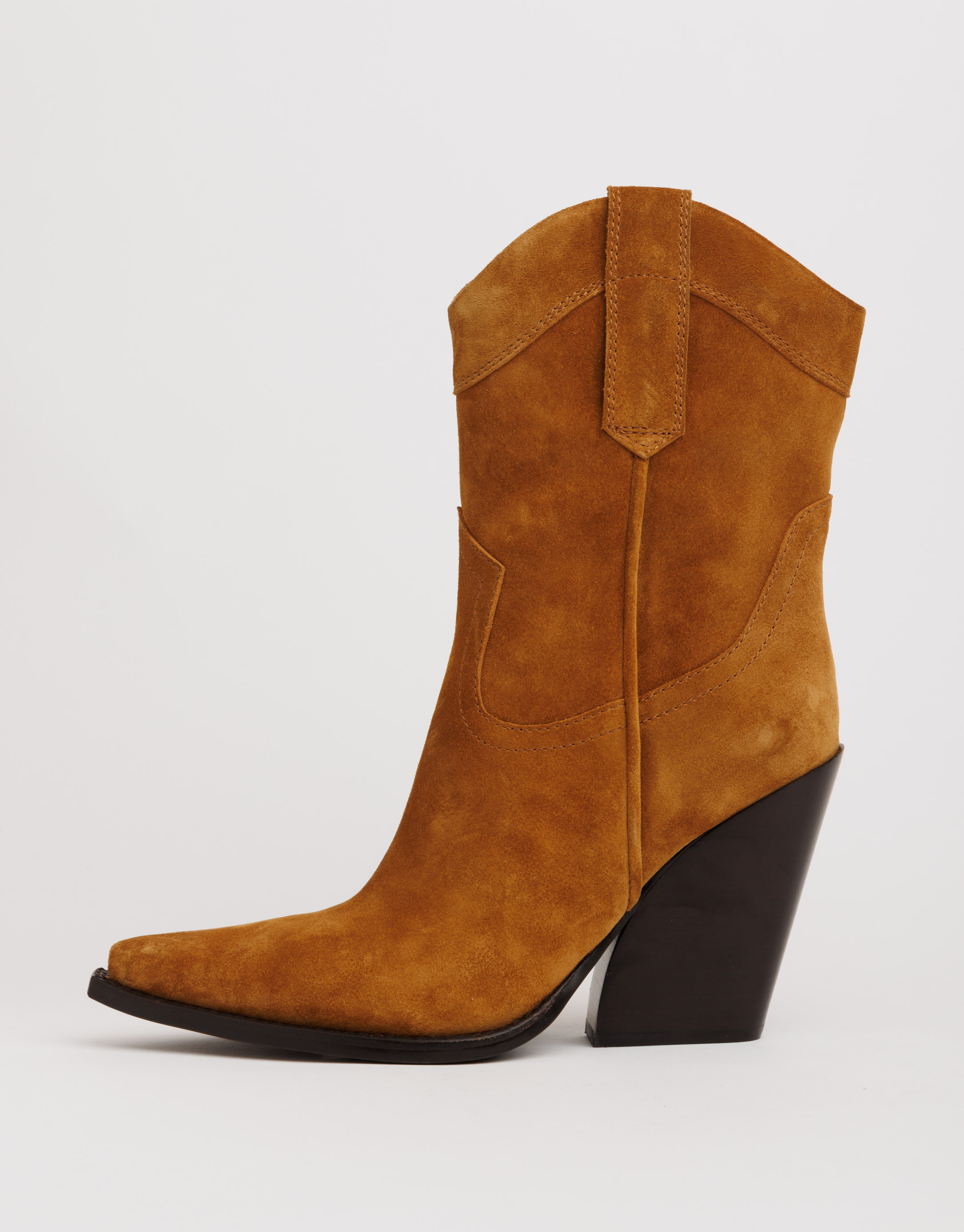 נעלי נשים - Jeffrey Campbell - מגפי בוקרים MI AMIGO - קאמל1