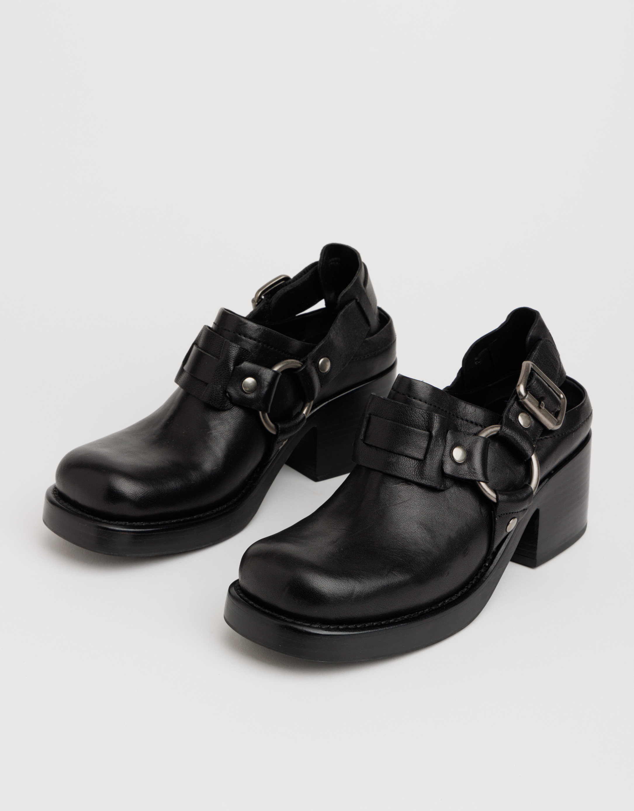 נעלי נשים - Jeffrey Campbell - נעלי עור REFLECTED - שחור4