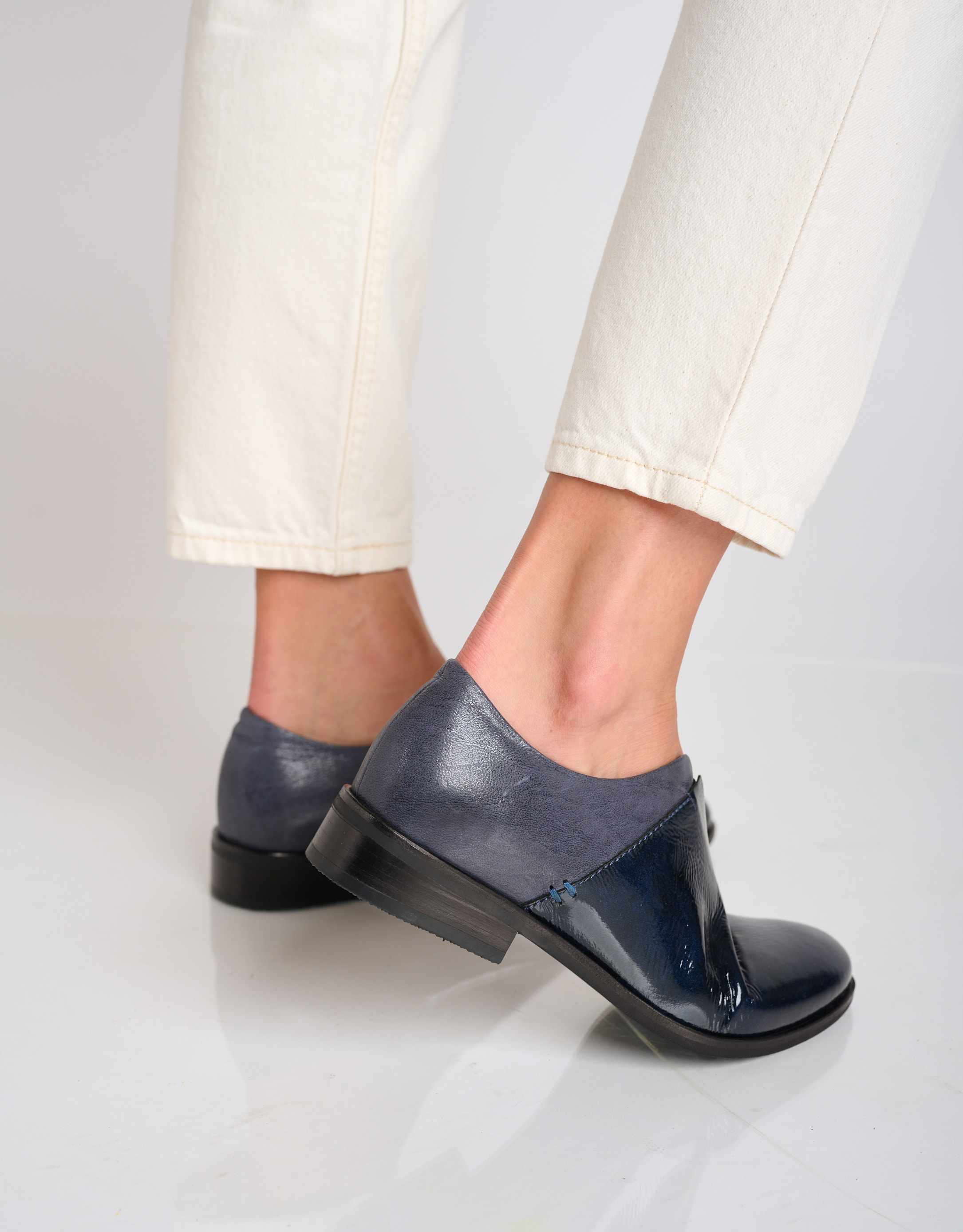 נעלי נשים - Yuko Imanishi - נעליים משולבות  RIKO - כחול1