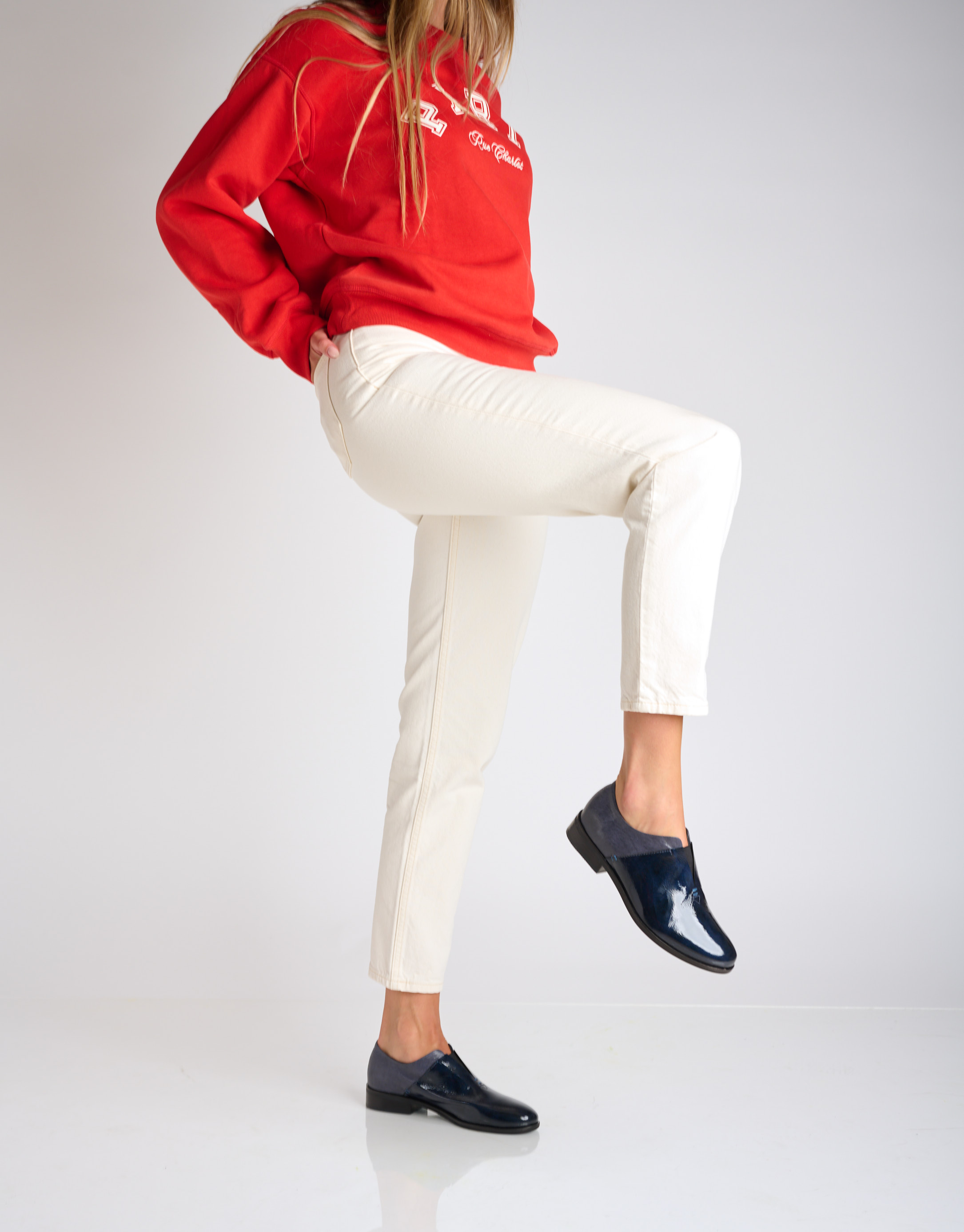 נעלי נשים - Yuko Imanishi - נעליים משולבות  RIKO - כחול2