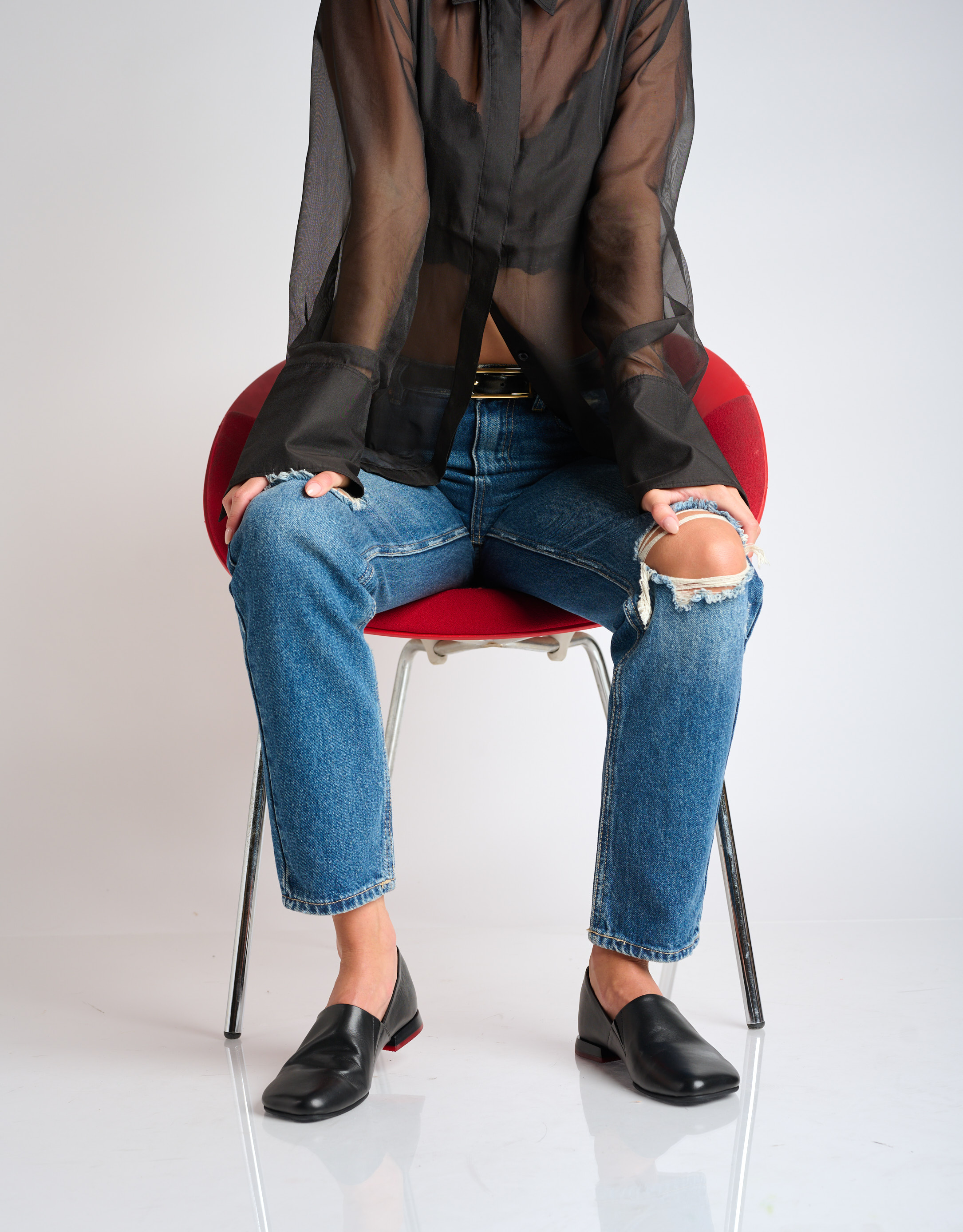 נעלי נשים - Yuko Imanishi - נעליים שטוחות KEO - שחור1