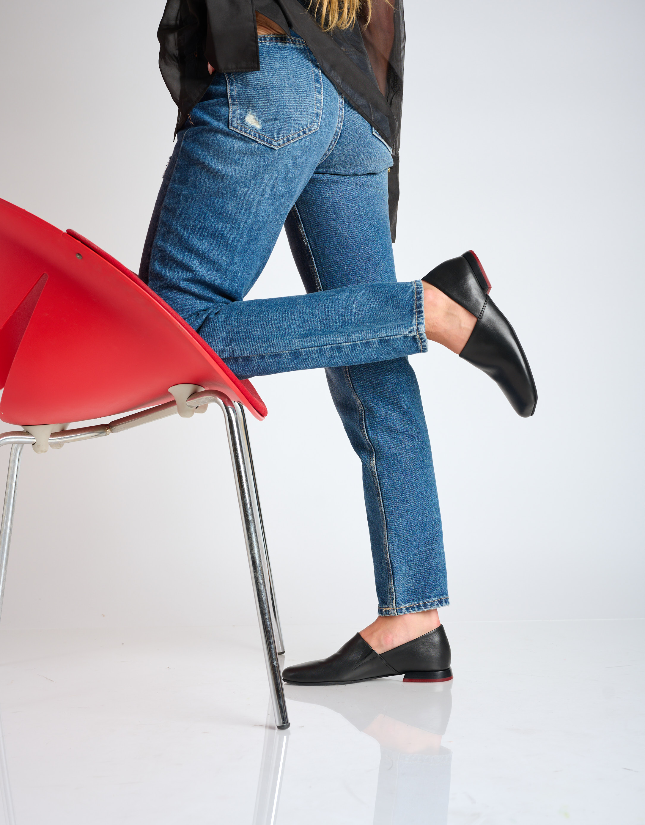 נעלי נשים - Yuko Imanishi - נעליים שטוחות KEO - שחור4