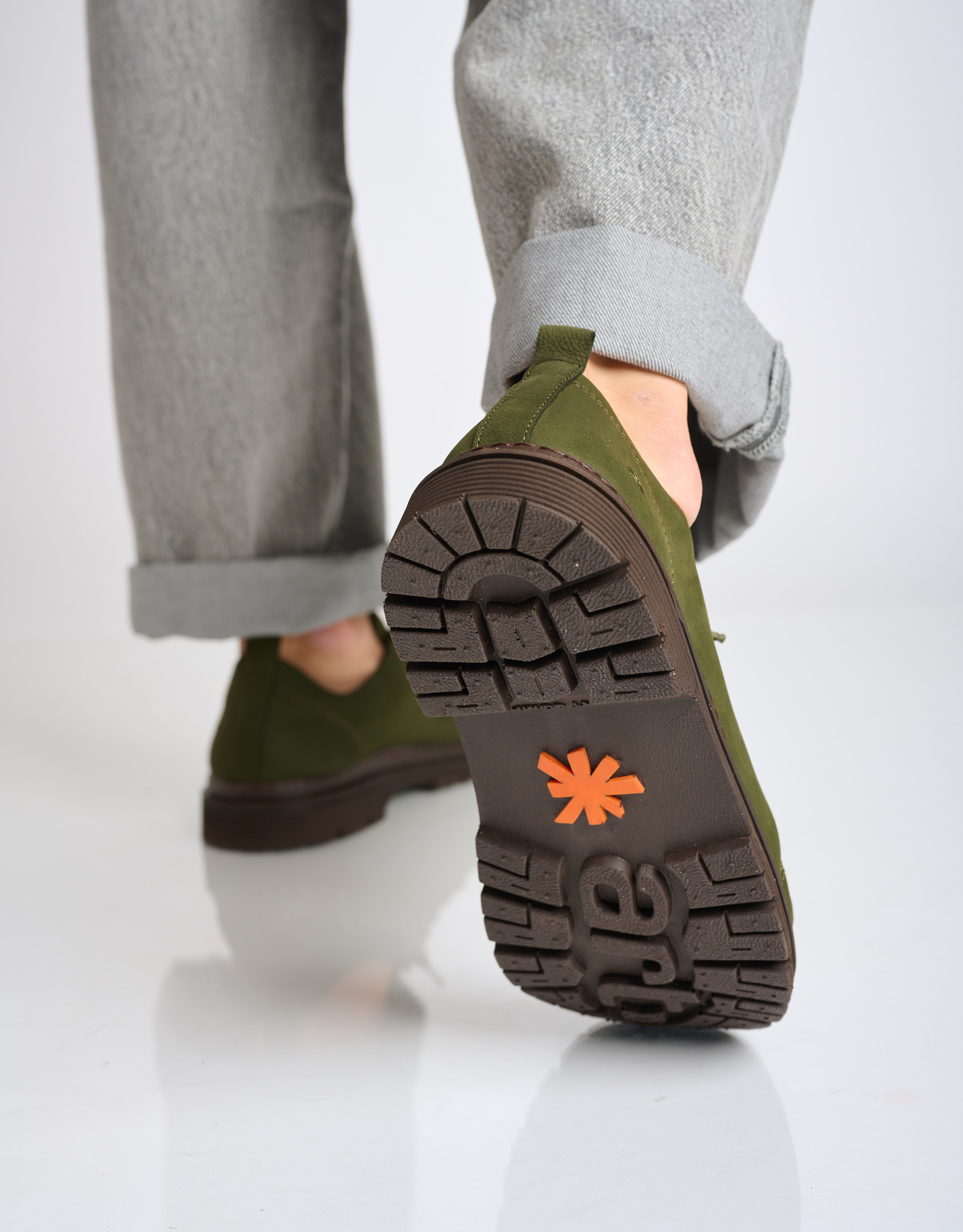 נעלי גברים - Art - נעלי עור BIRMINGHAM - חאקי1