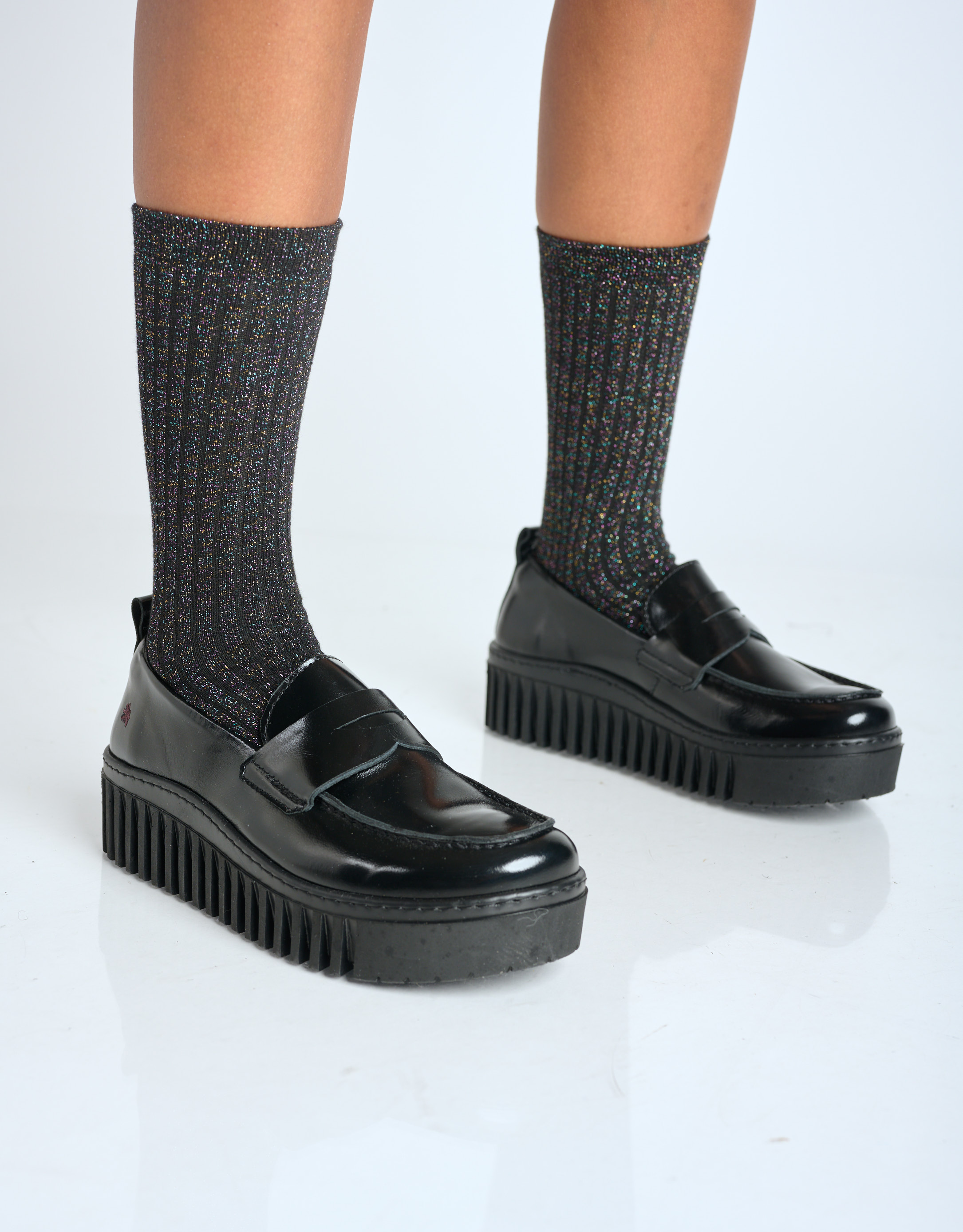 נעלי נשים - Art - מוקסינים  BRIGHTON - שחור2