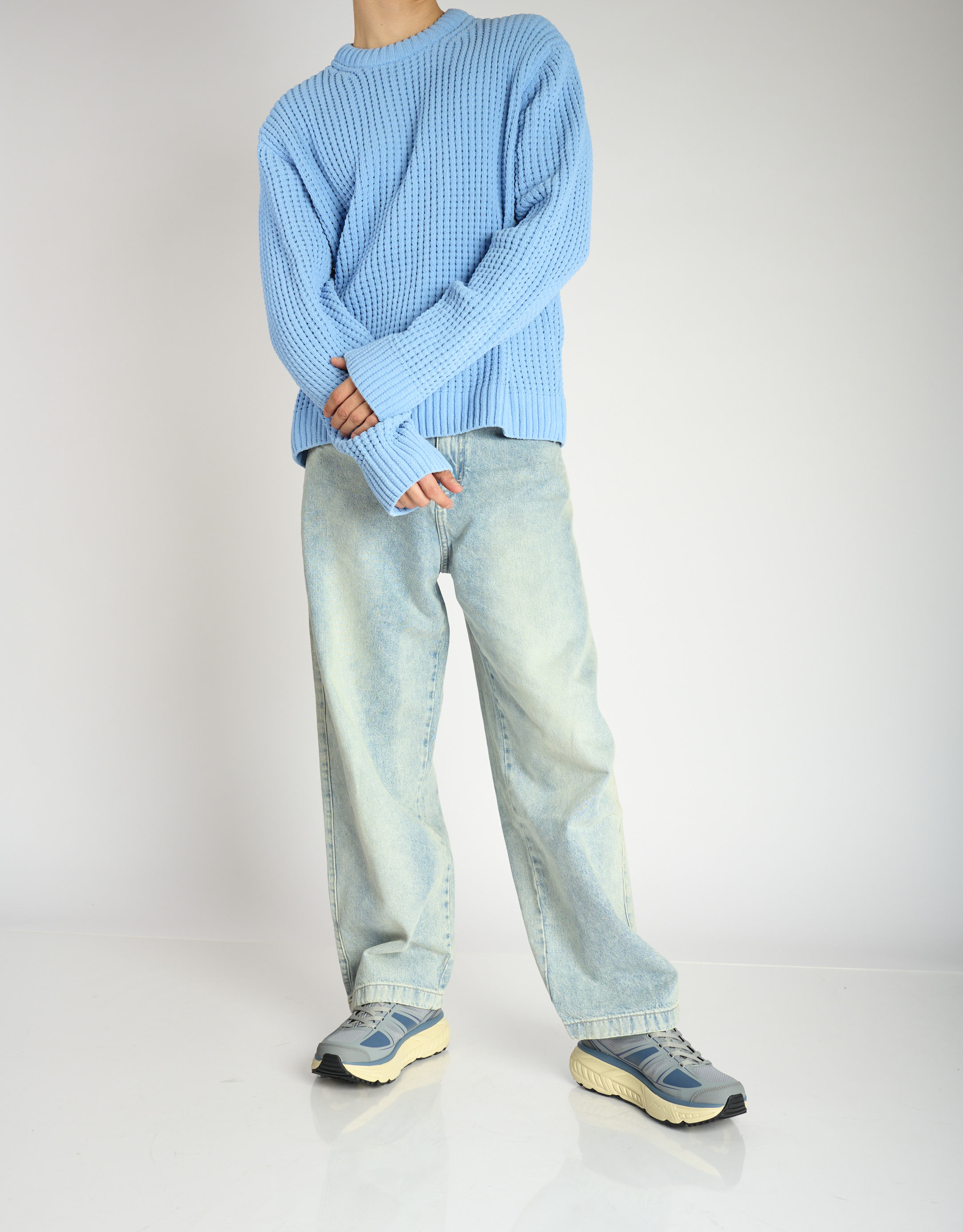 נעלי גברים - Fessura - סניקרס TRAIL SBL - אפור   כחול3