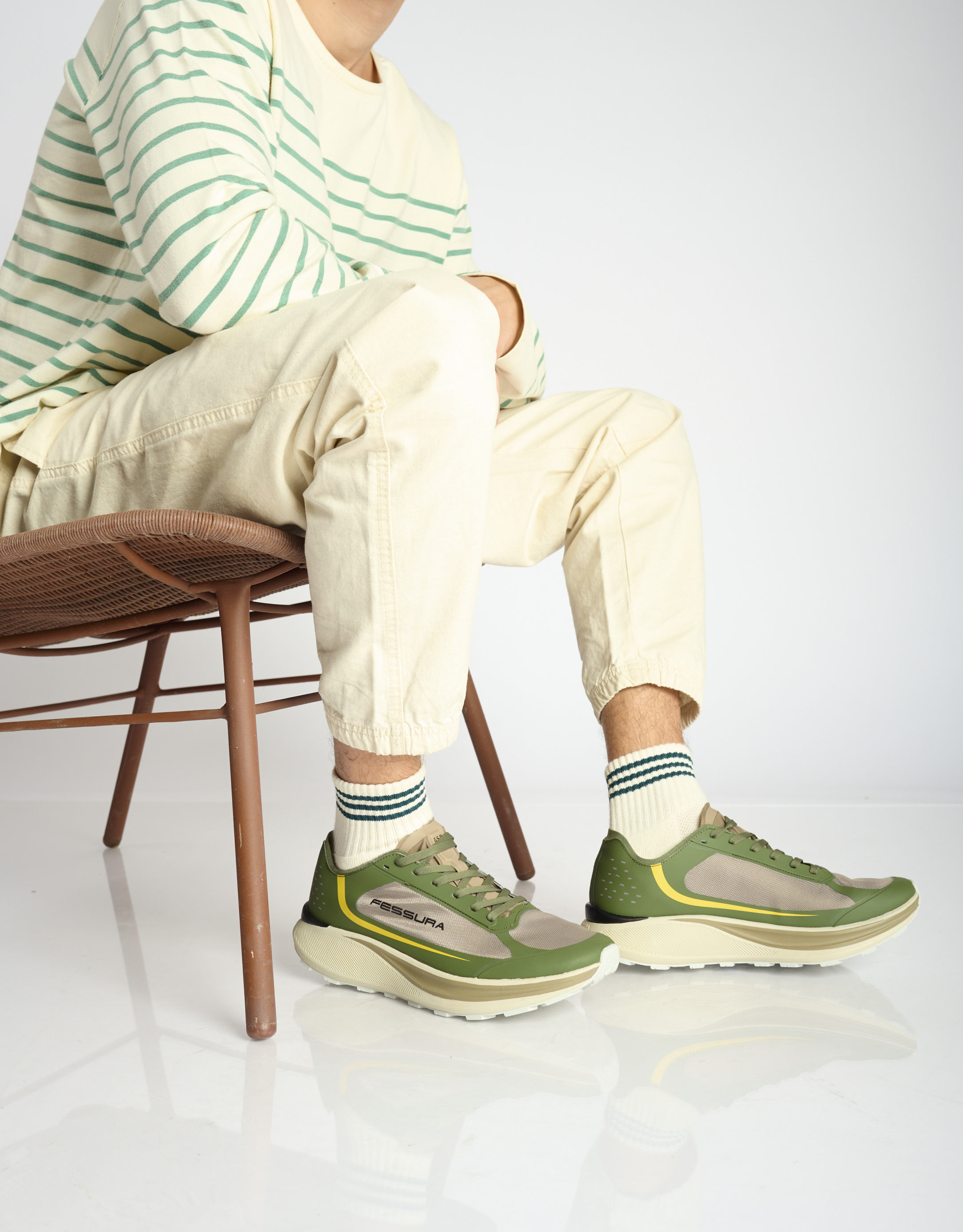 נעלי גברים - Fessura - סניקרס ULTRATRAIL GSR - חאקי1