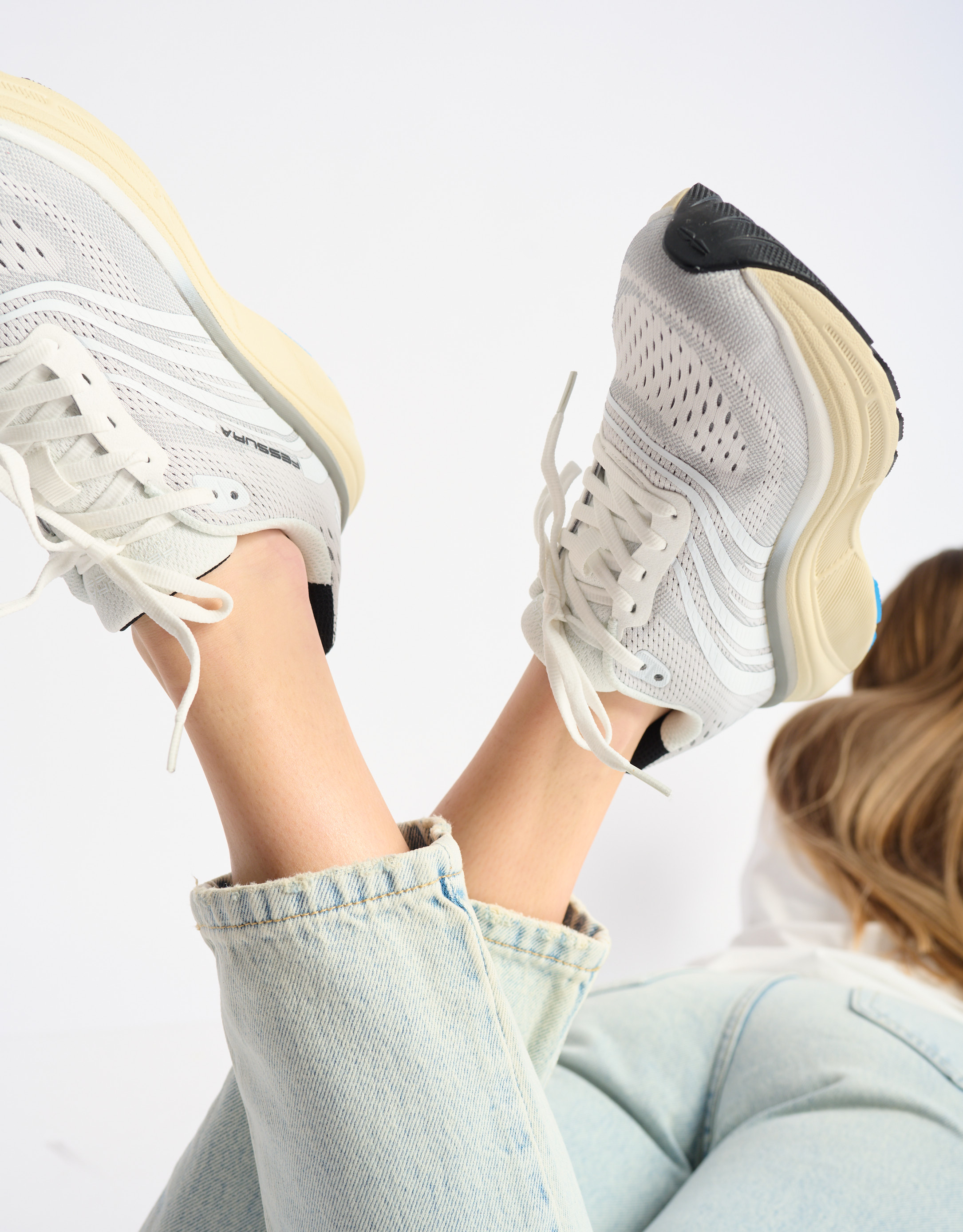 נעלי נשים - Fessura - סניקרס SPEED - לבן1