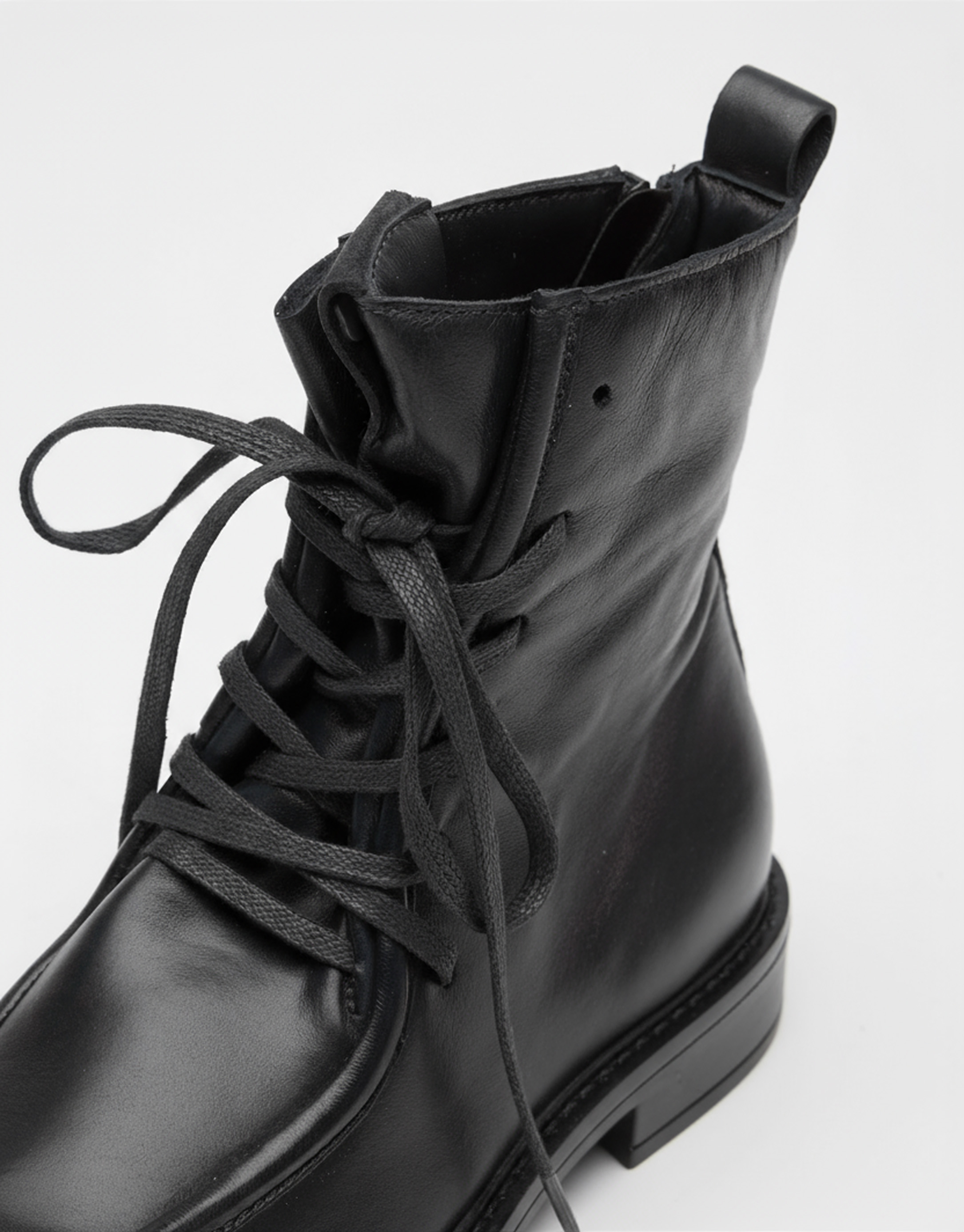 נעלי נשים - Mjus - מגפונים עם שרוכים FABIA - שחור4