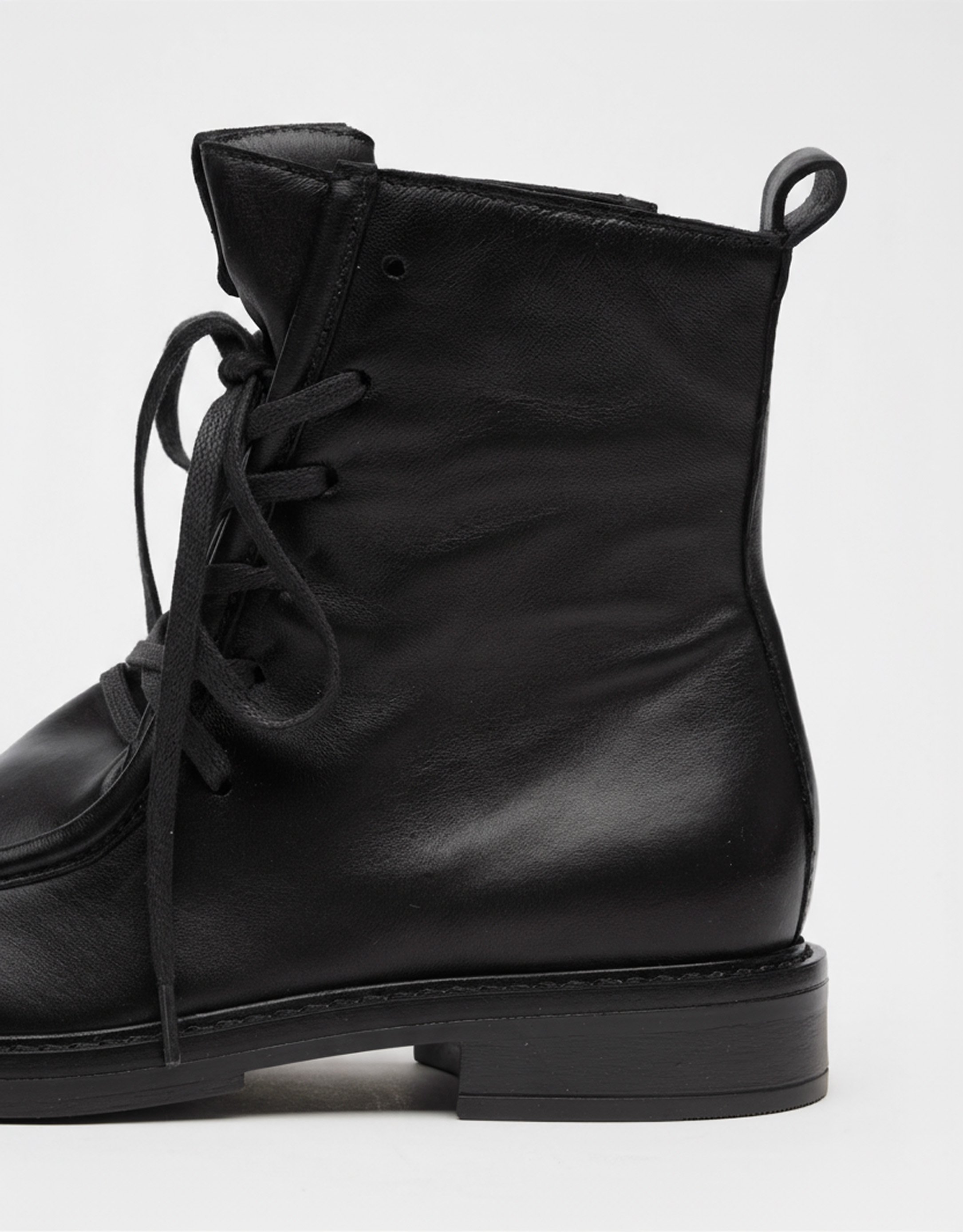 נעלי נשים - Mjus - מגפונים עם שרוכים FABIA - שחור1