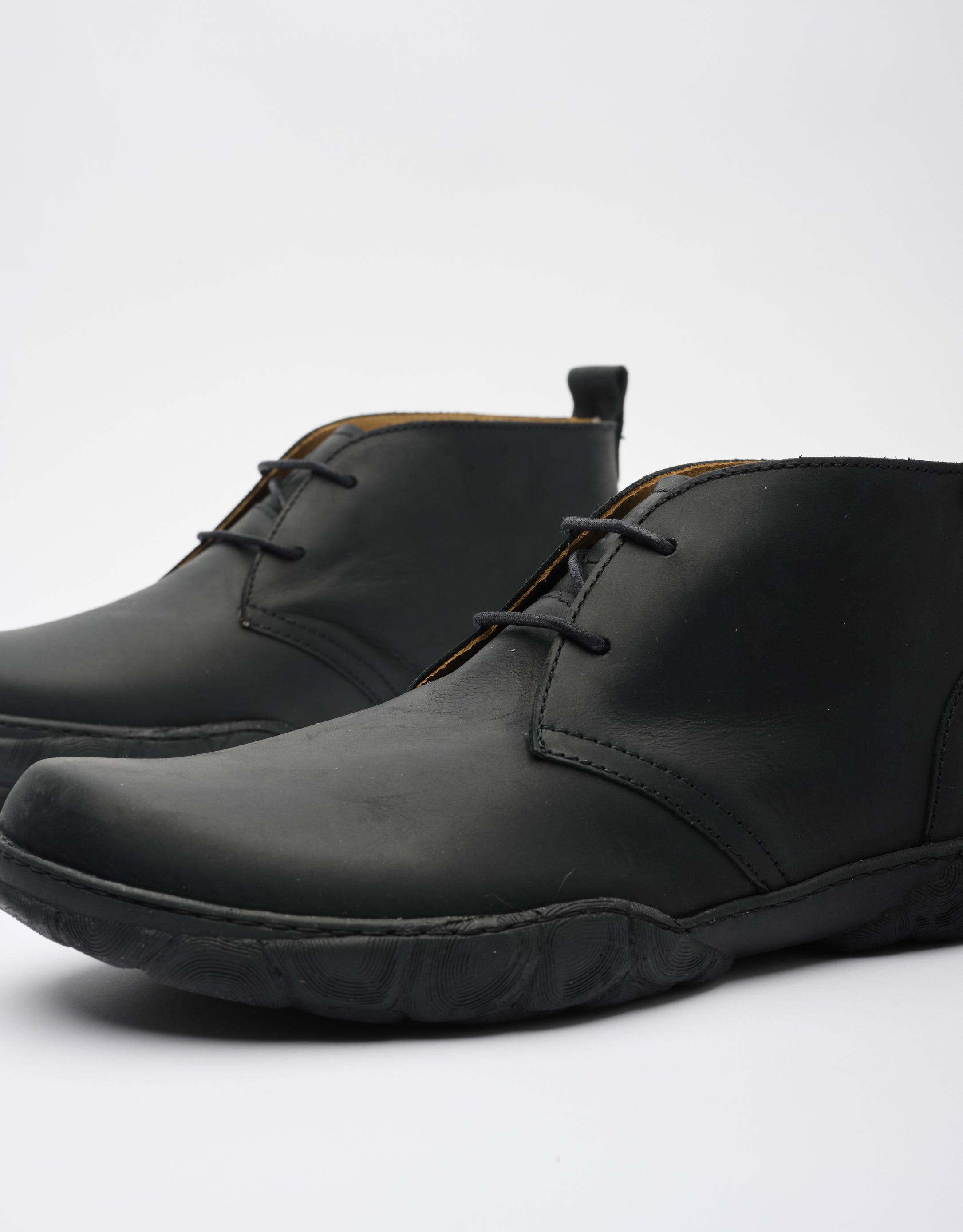 נעלי גברים - El Naturalista - נעלי עור גבוהות TURTLE - שחור4