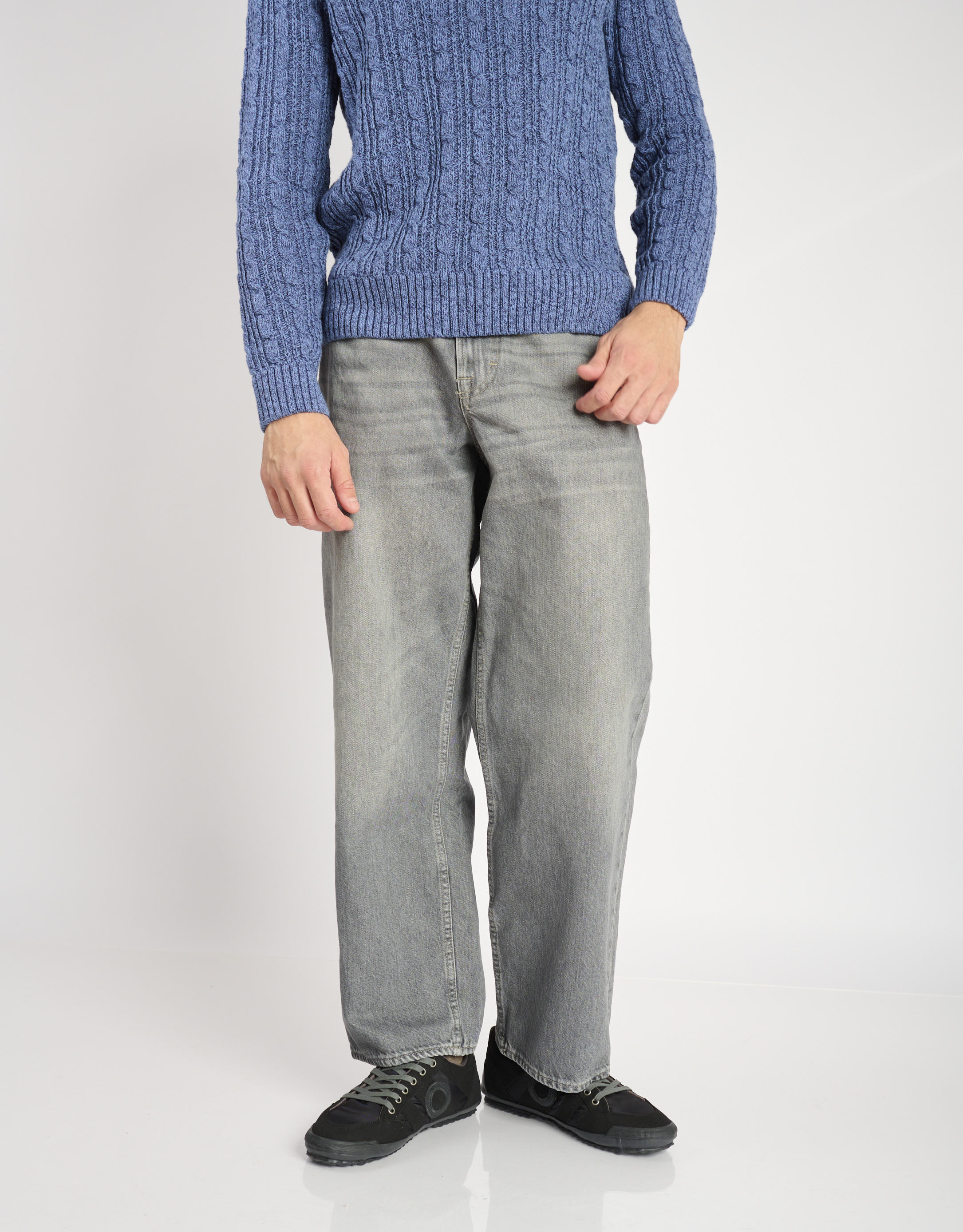 נעלי גברים - Aro - סניקרס טבעוני IDO - שחור2