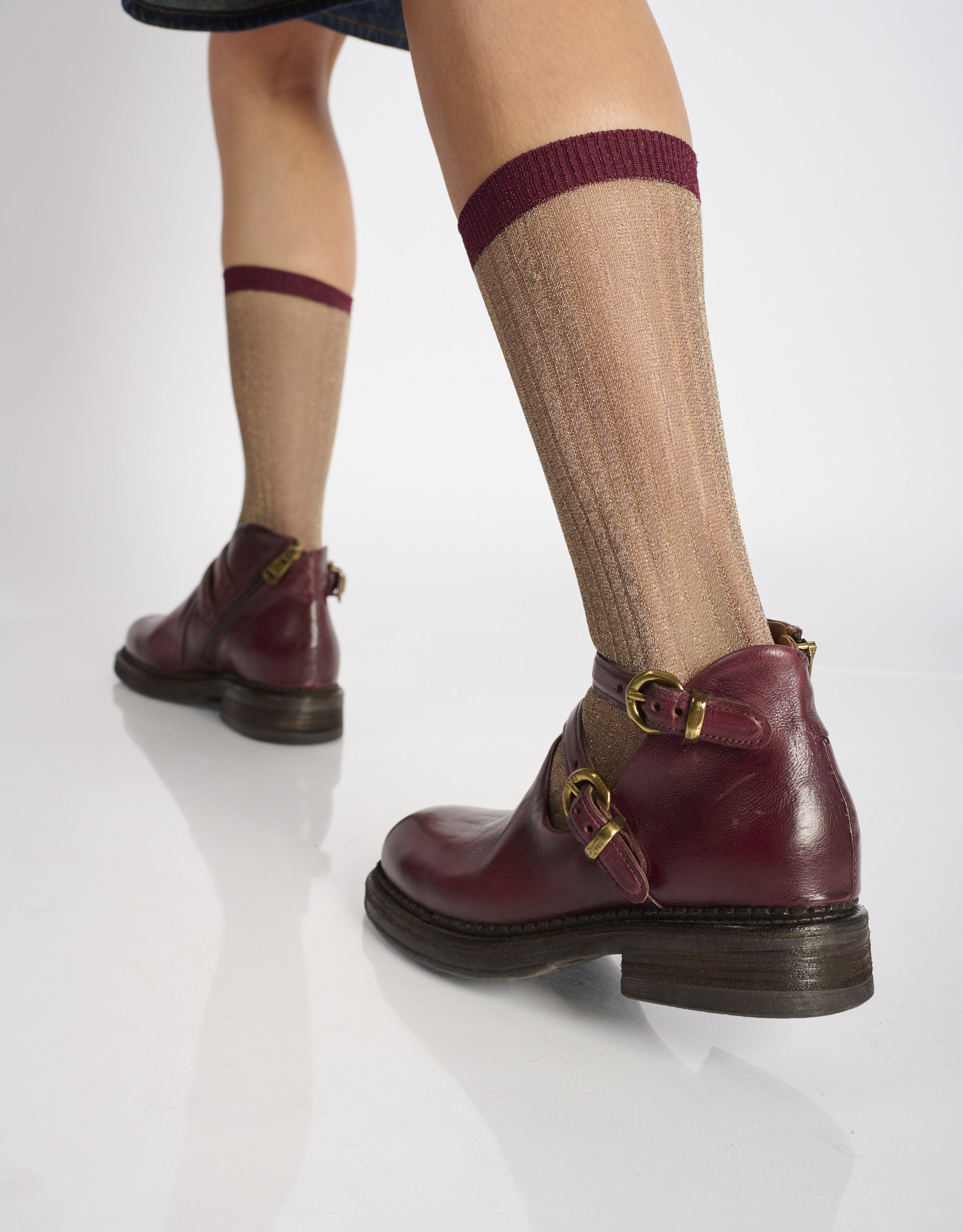 נעלי נשים - A.S. 98 - נעליים גבוהות VIRGINE - בורדו2